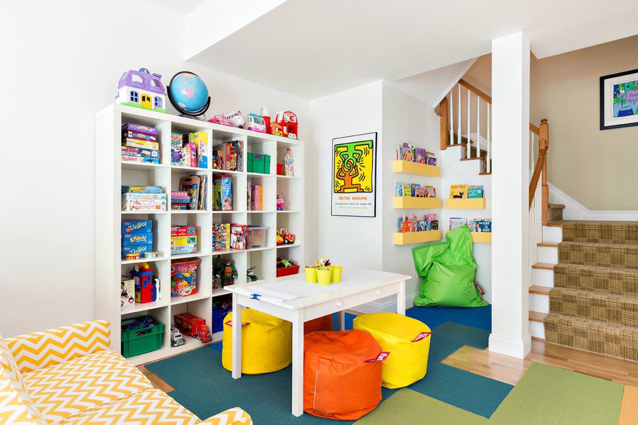 Image of: Basement Playroom Colors