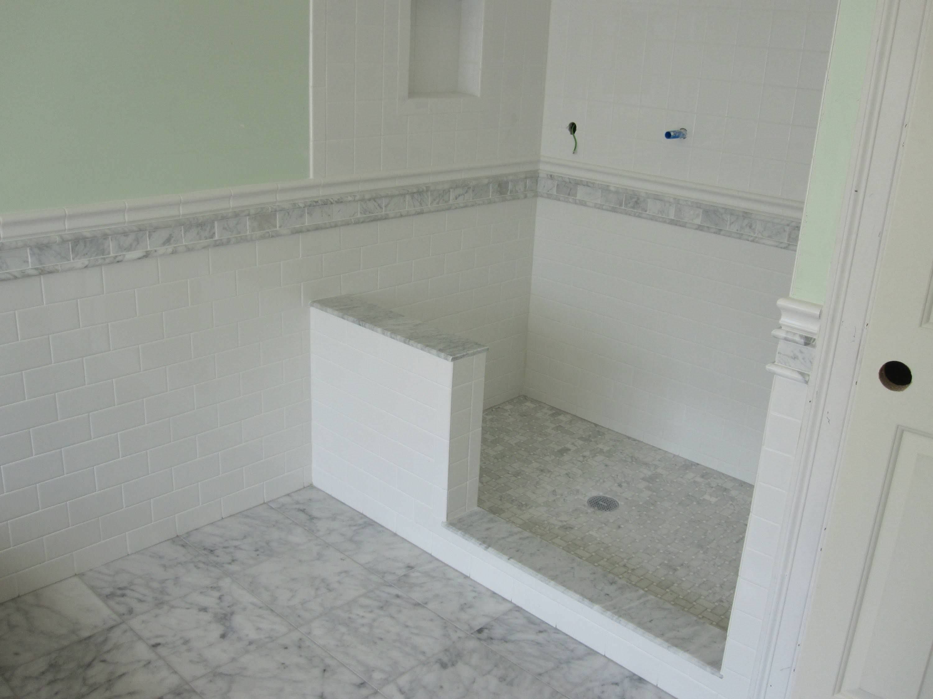 Image of: Bathroom Design Subway Tile