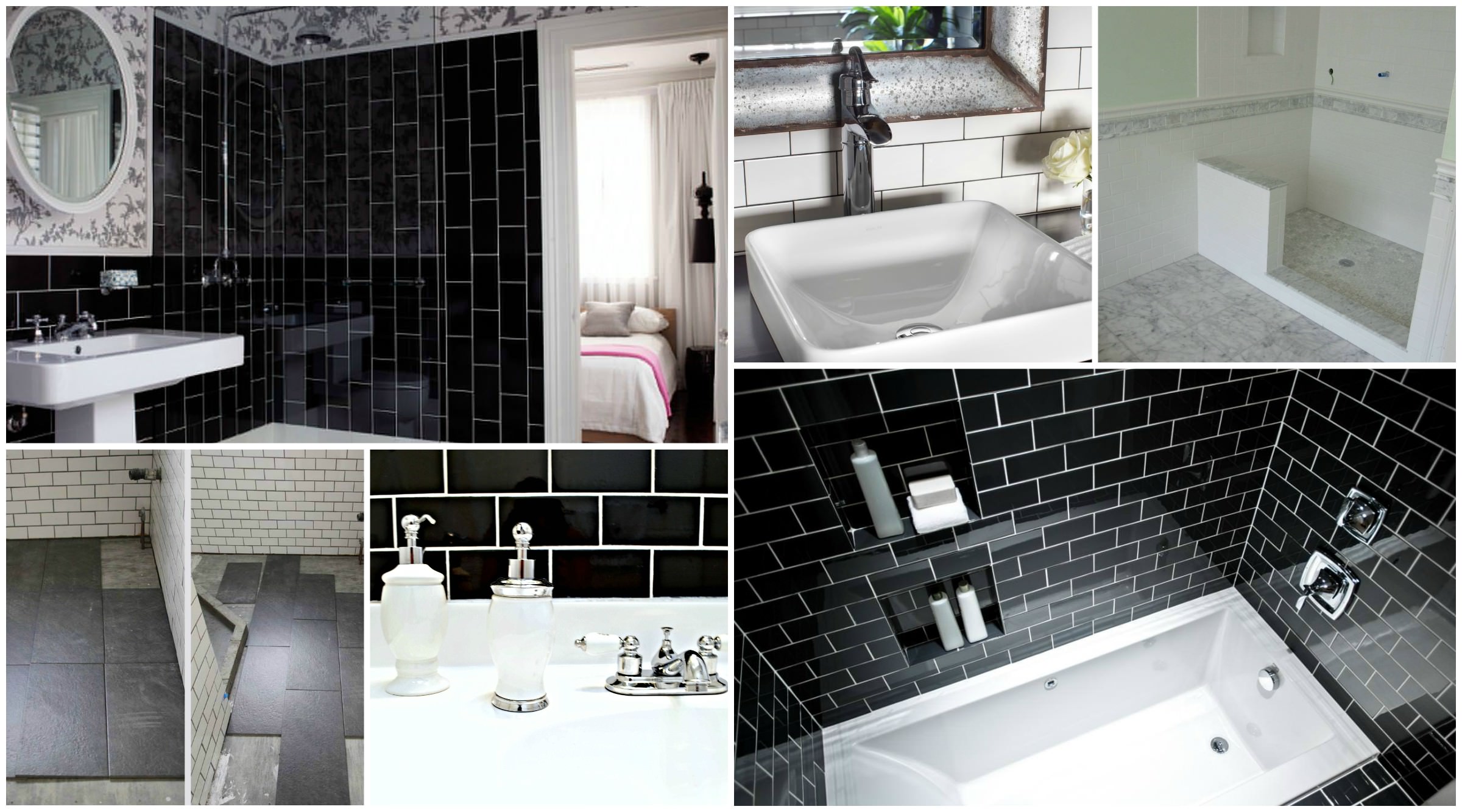 Image of: Bathrooms with Subway Tile
