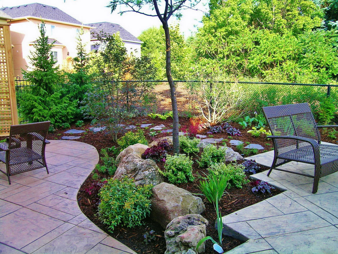 Image of: Beautiful-Landscaped-Backyards-Style