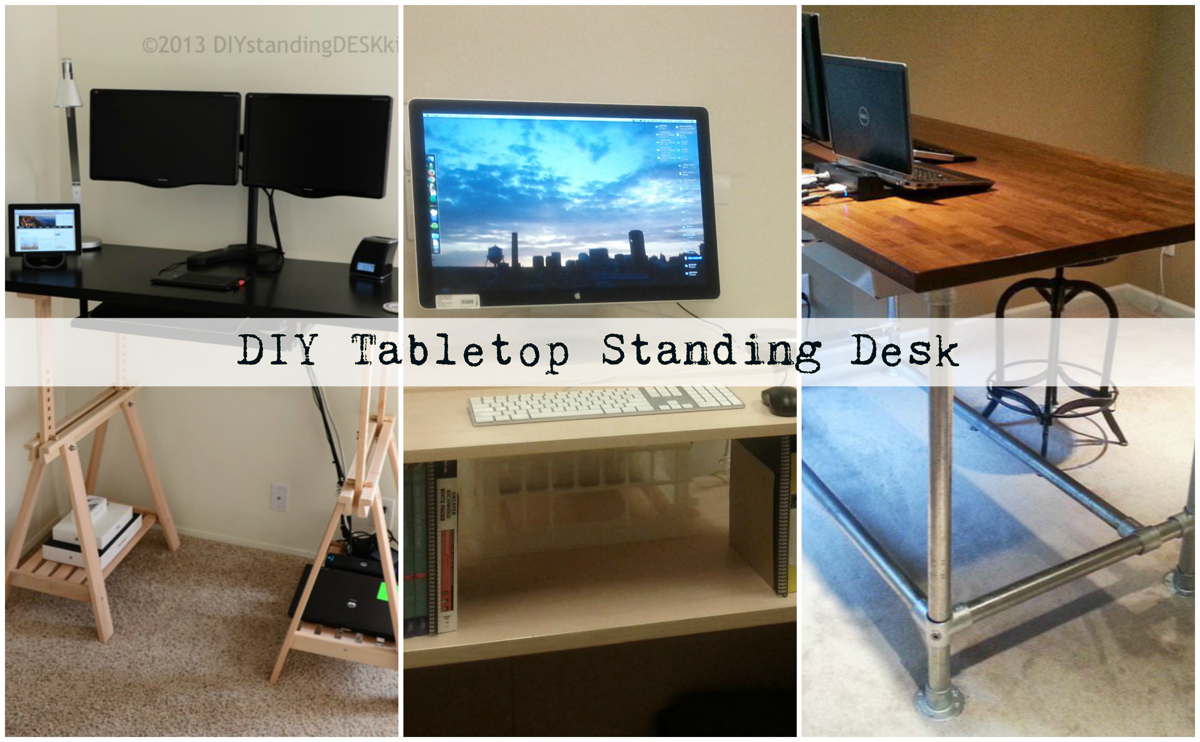 Image of: Best-DIY-Tabletop-Standing-Desk