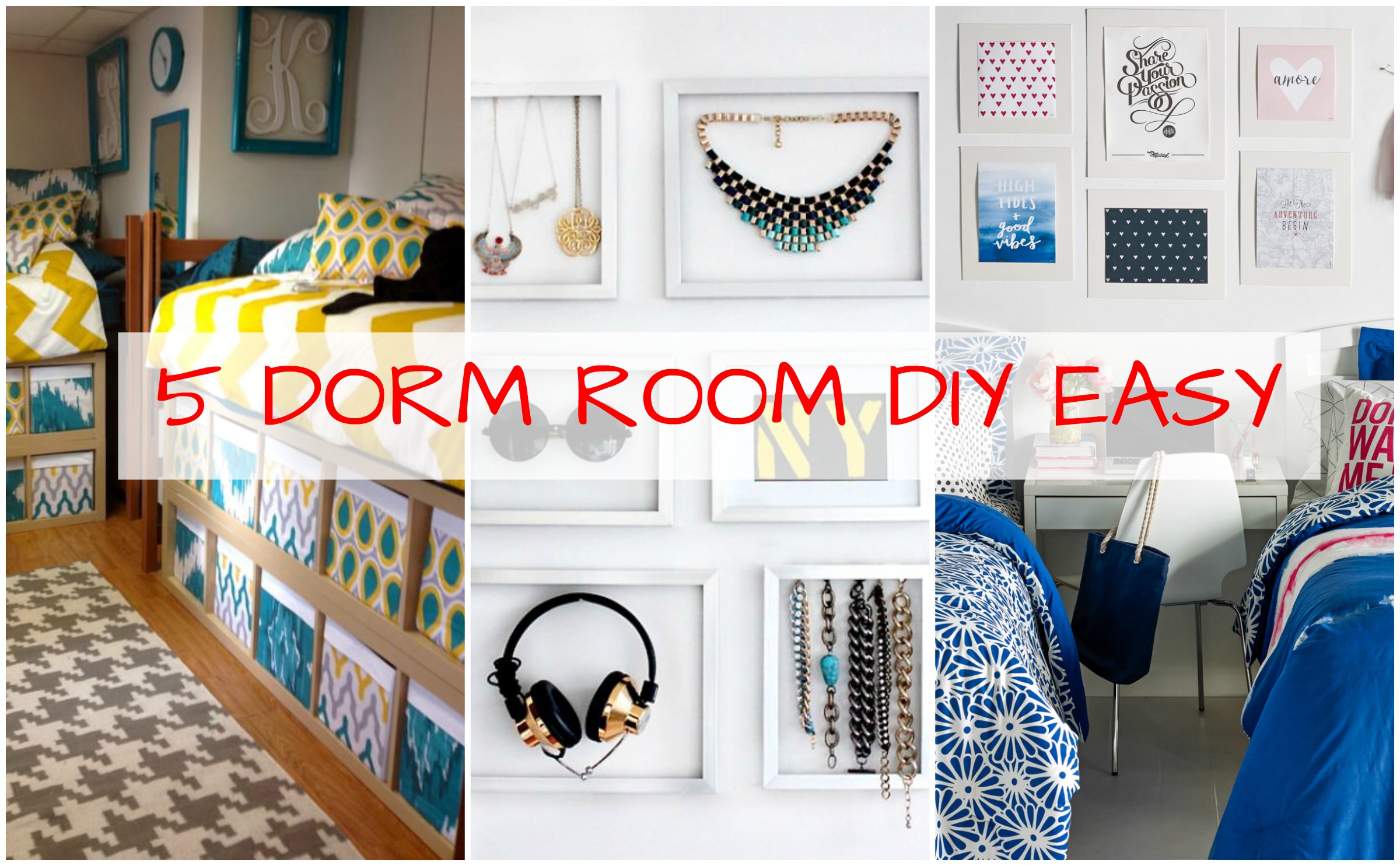 Image of: Dorm-Room-Diy-Crafts