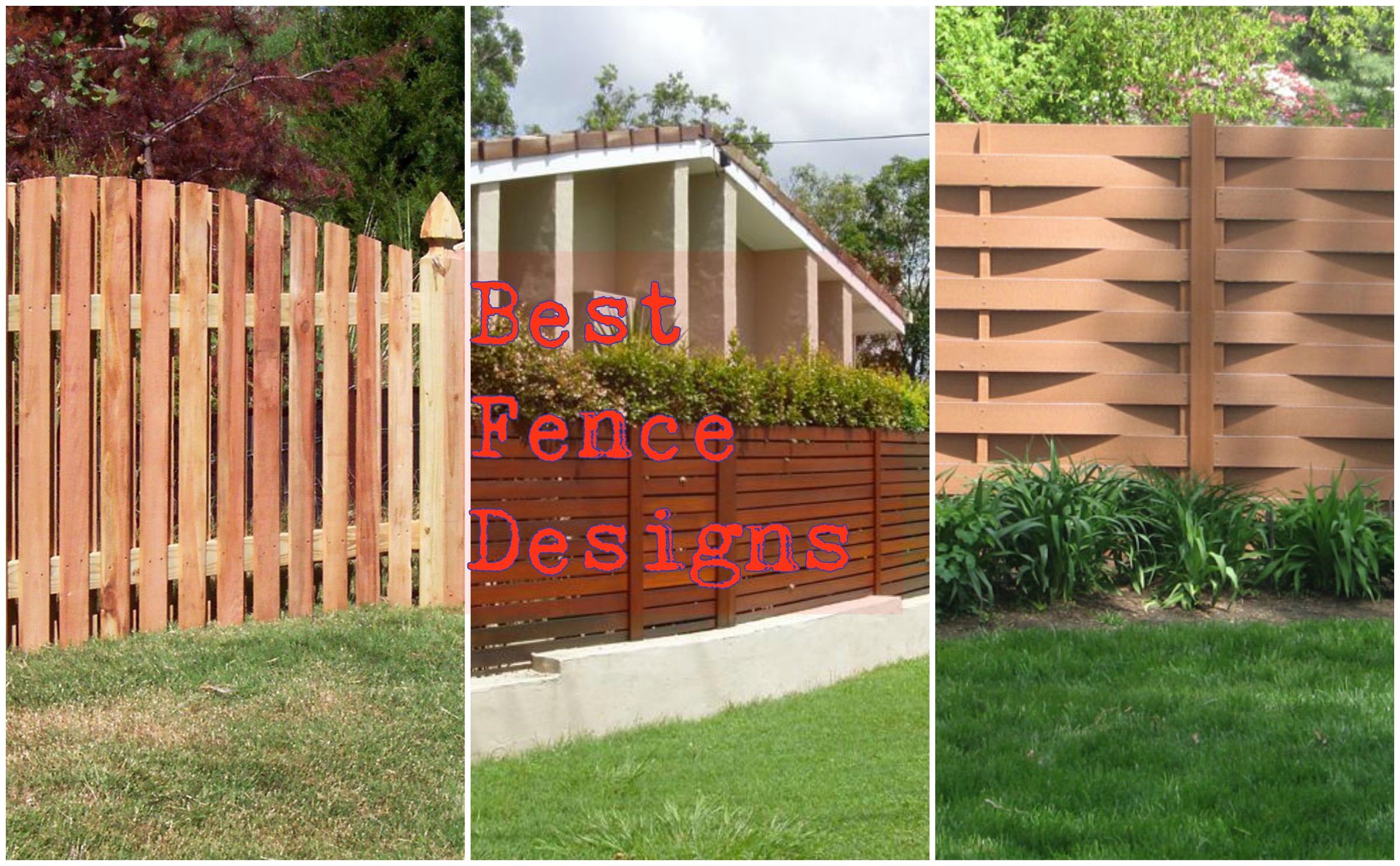 Image of: Fence-Designs