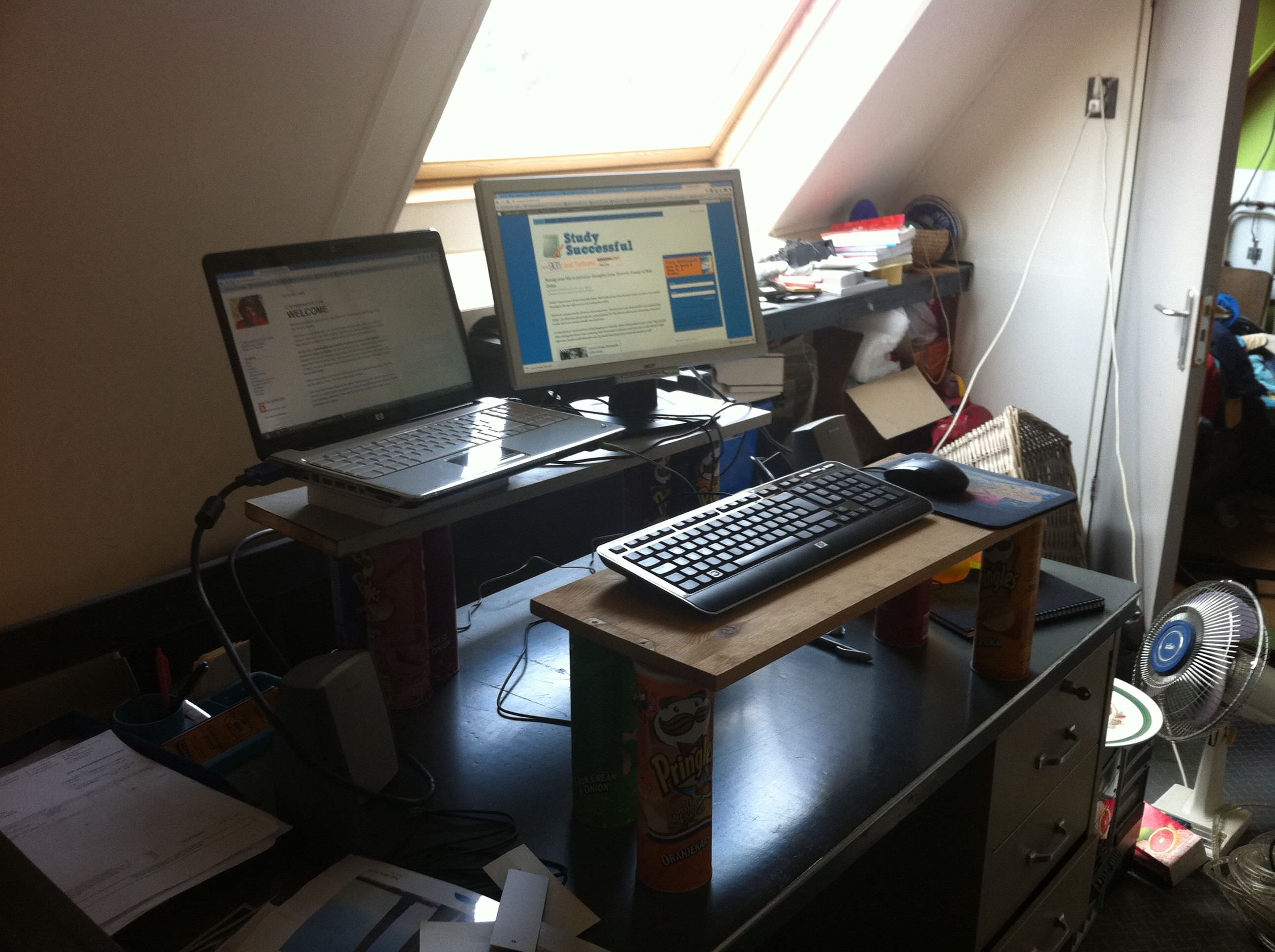 Image of: Fitdesk-Tabletop-Standing-Desk