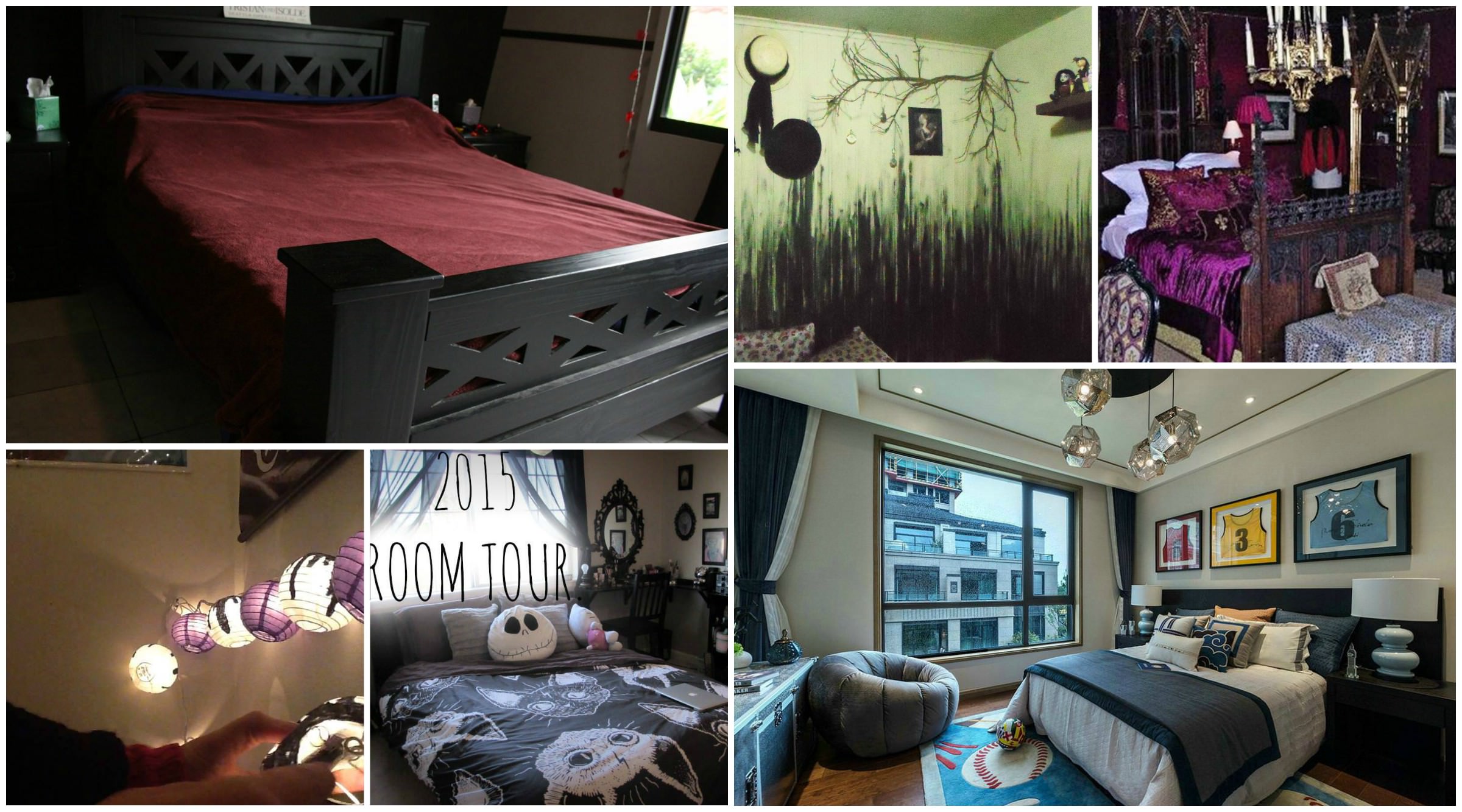 Image of: Goth Bedroom