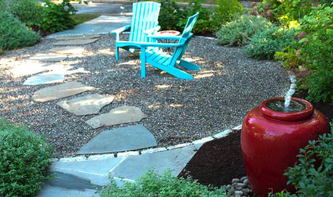 Image of: Gravel Patio Pictures