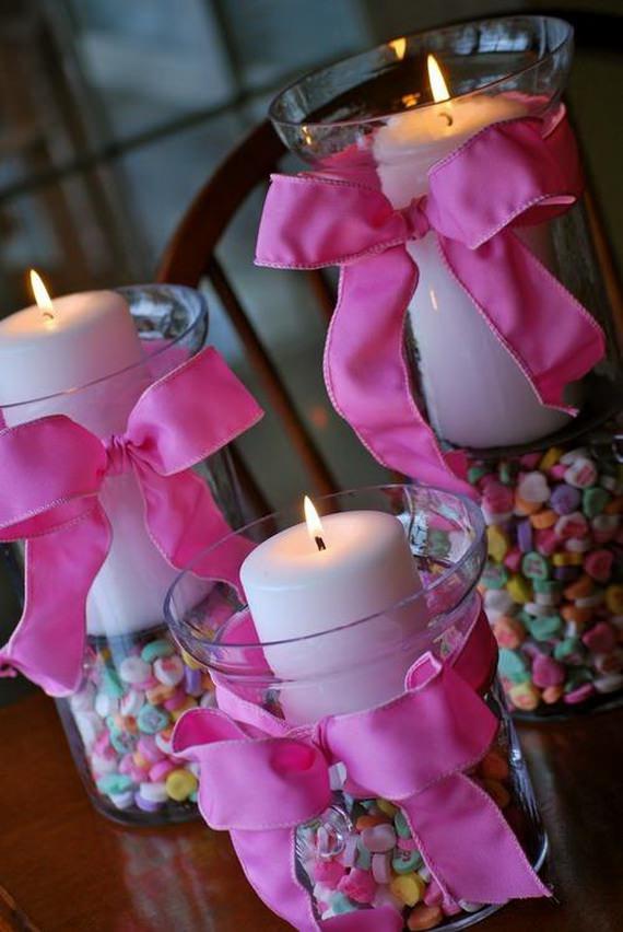 Image of: How-To-Decorate-A-Candle-With-Ribbon-Cute