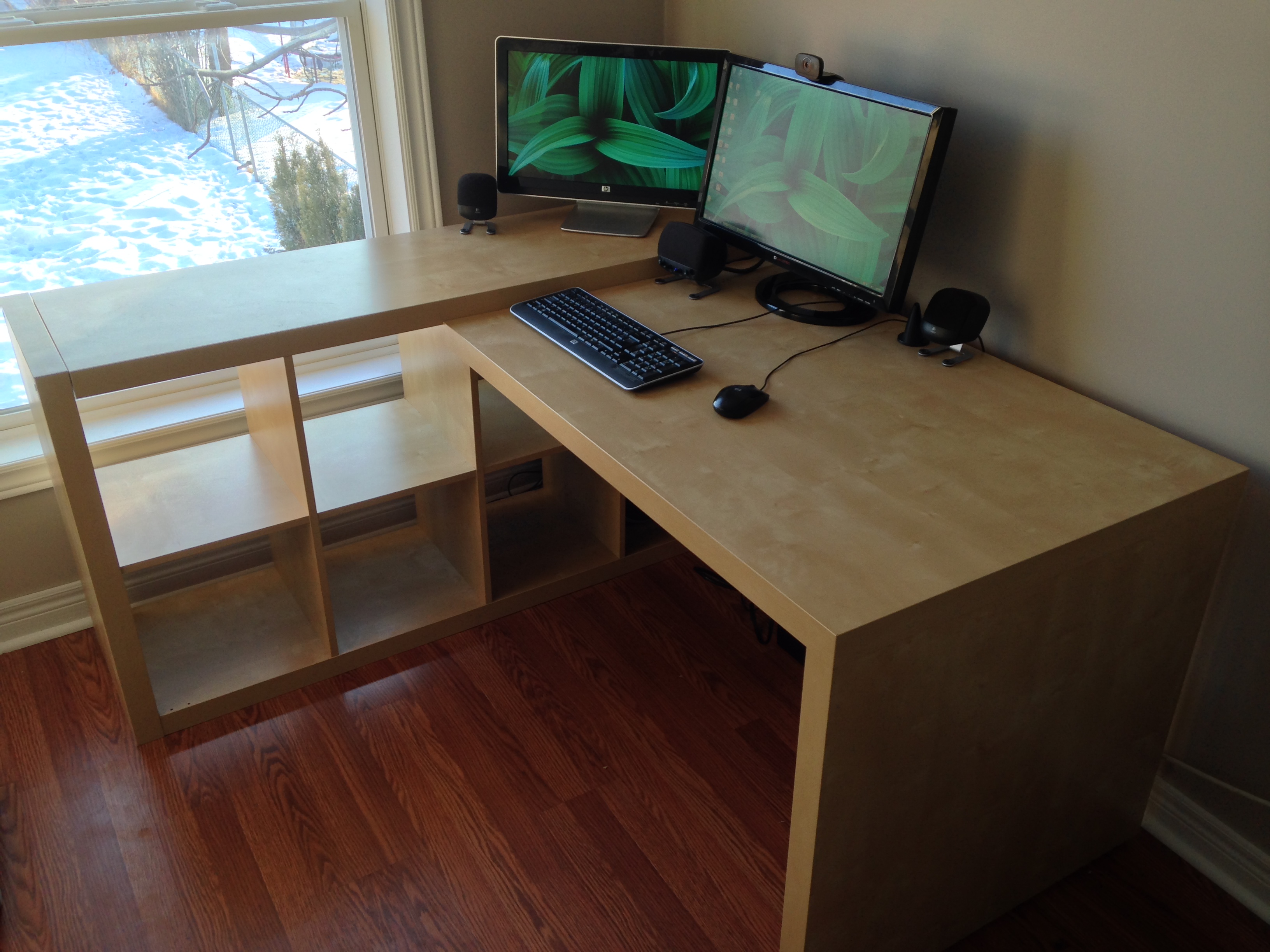 Image of: IKEA Build Your Own Desk