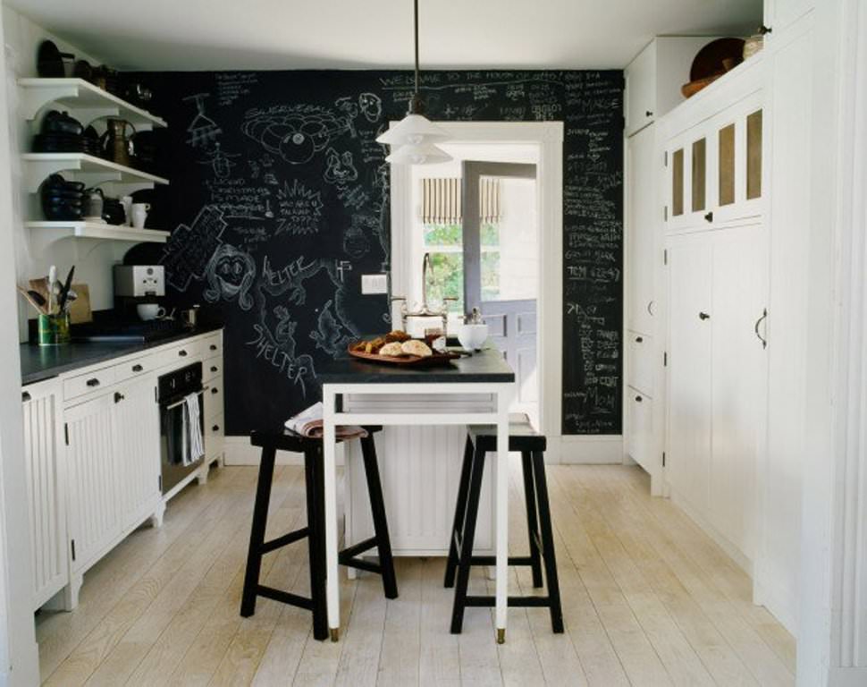Image of: Kitchen Wall Chalkboards
