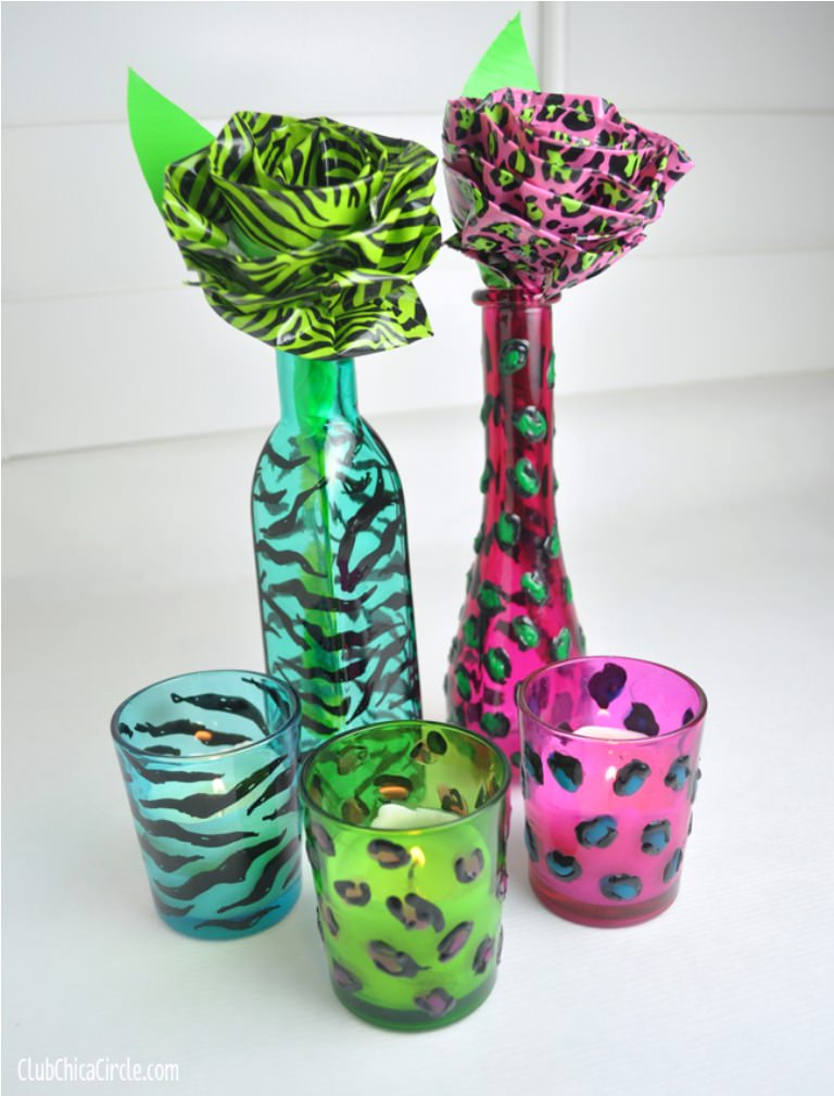 Image of: Painting-Glass-Vases-Ideas
