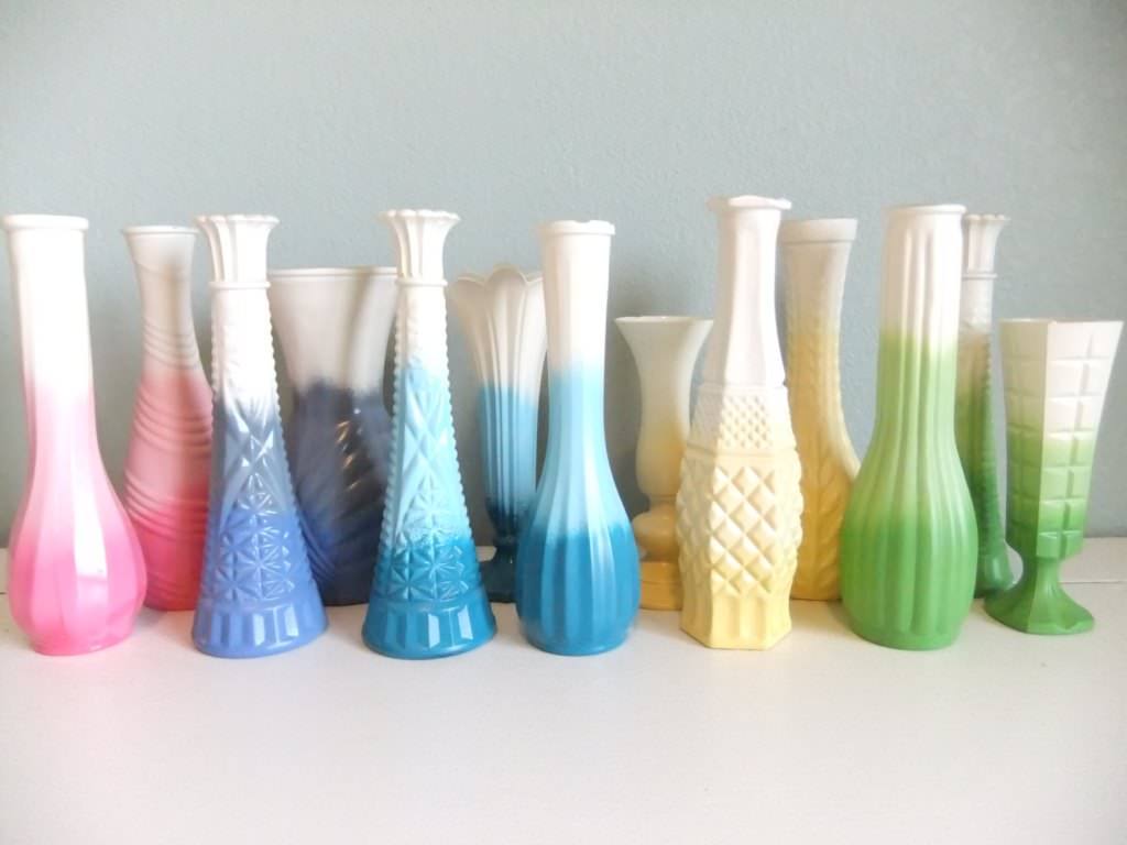 Painting-Glass-Vases-White