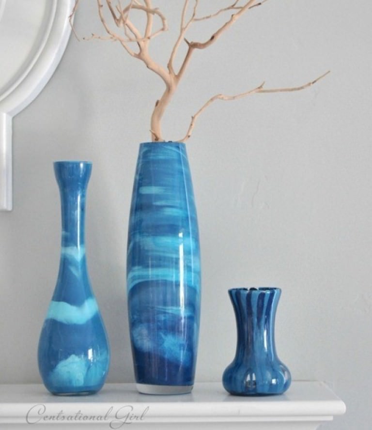 Image of: Painting-Glass-Vases