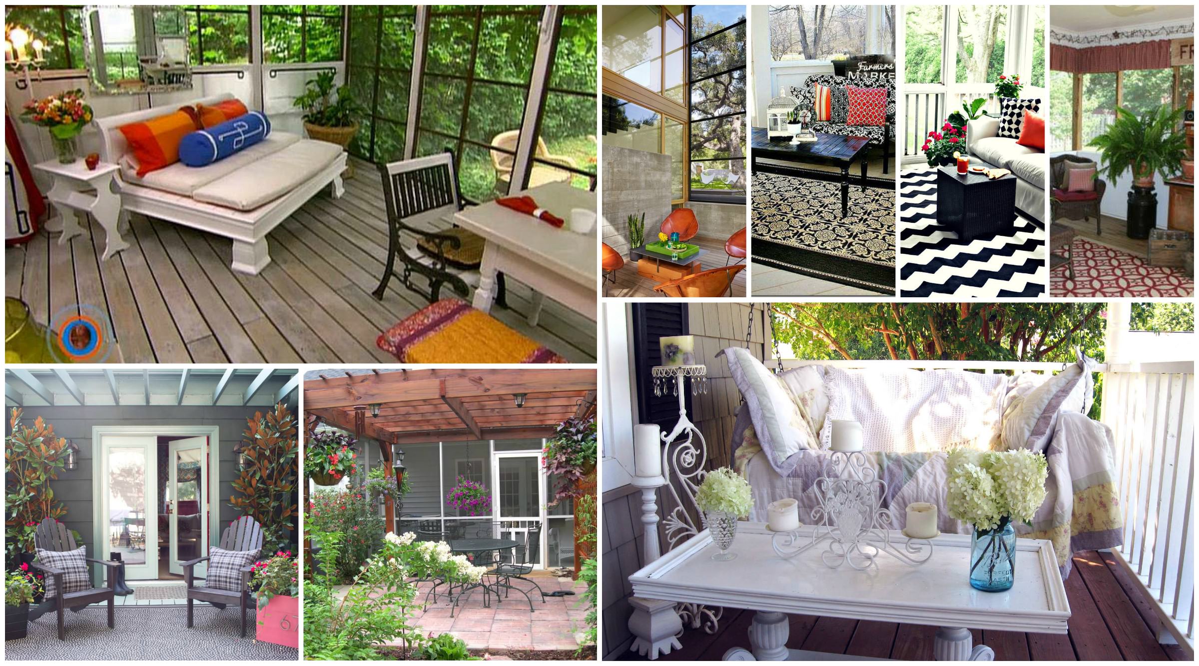 Image of: Screen Porch Decorating Ideas