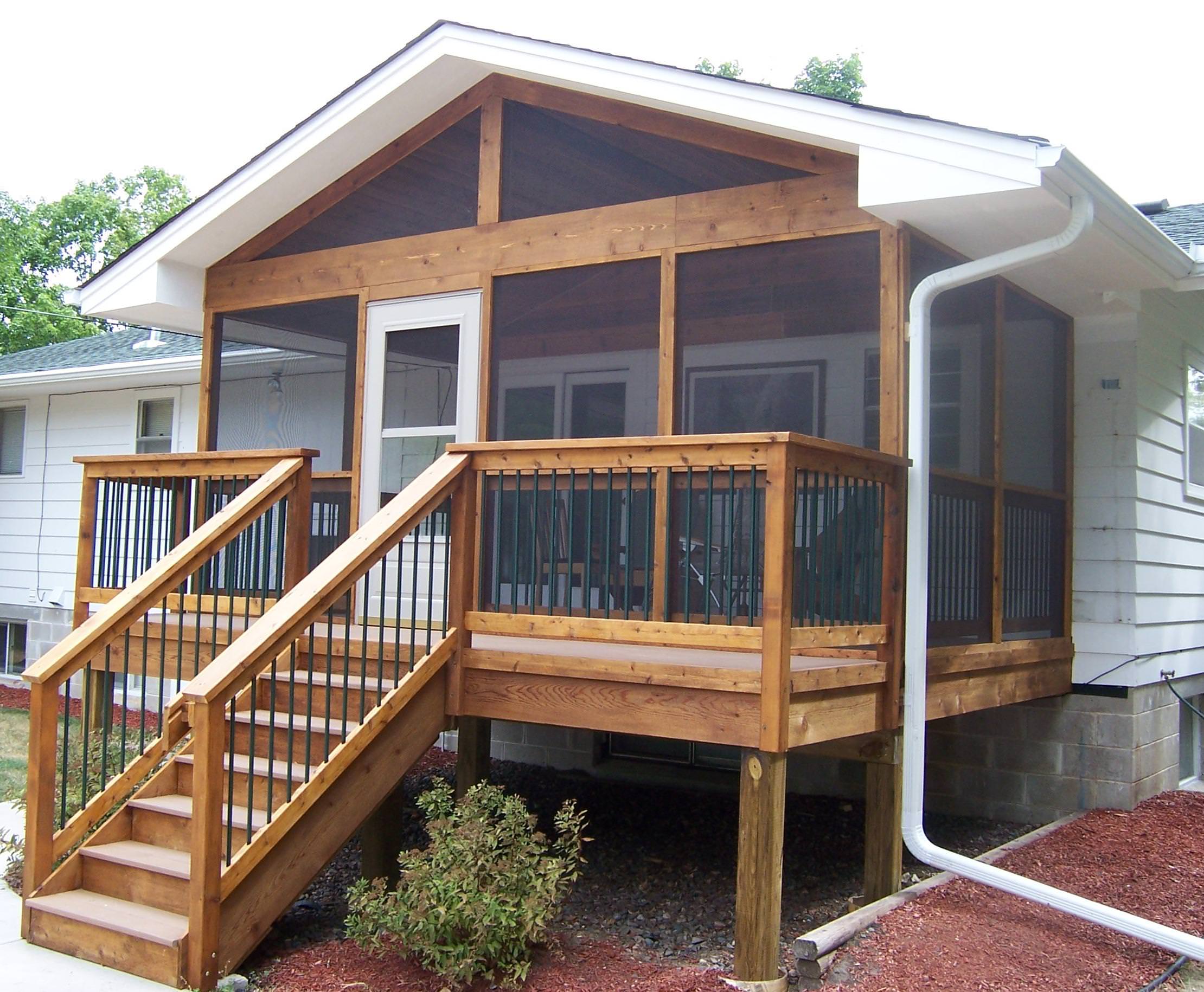 Image of: Small Decks and Porches