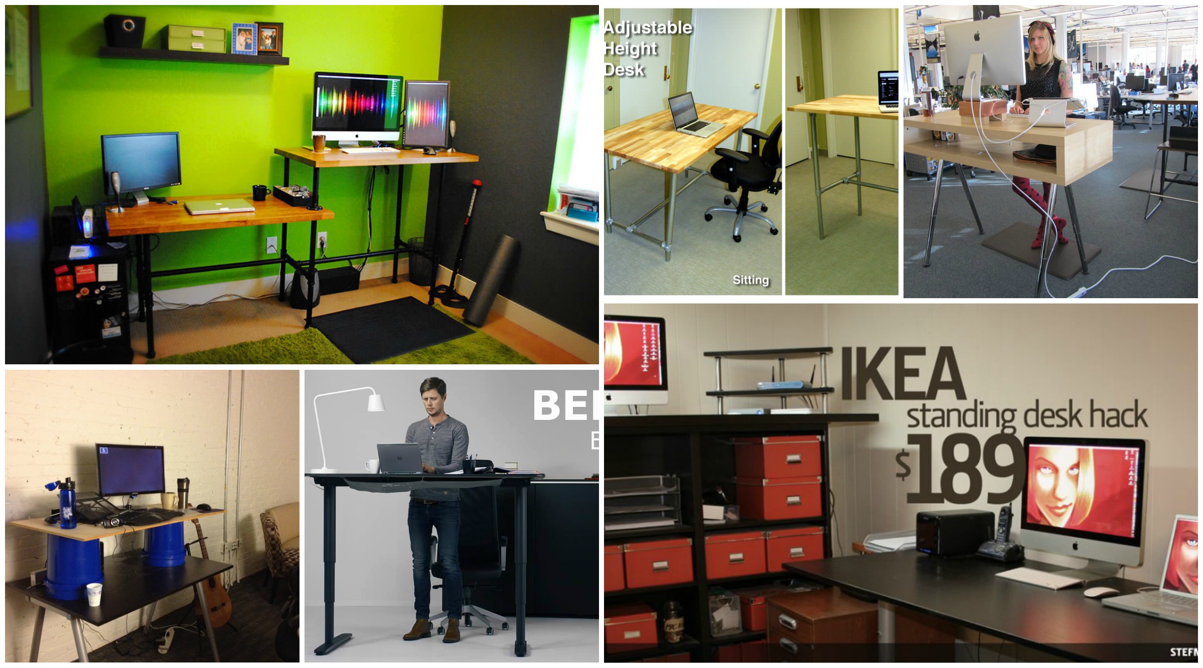 Image of: Standing-Desk-Ikea-Adjustable