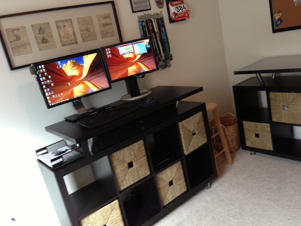 Image of: Table-Top-Standing-Desk