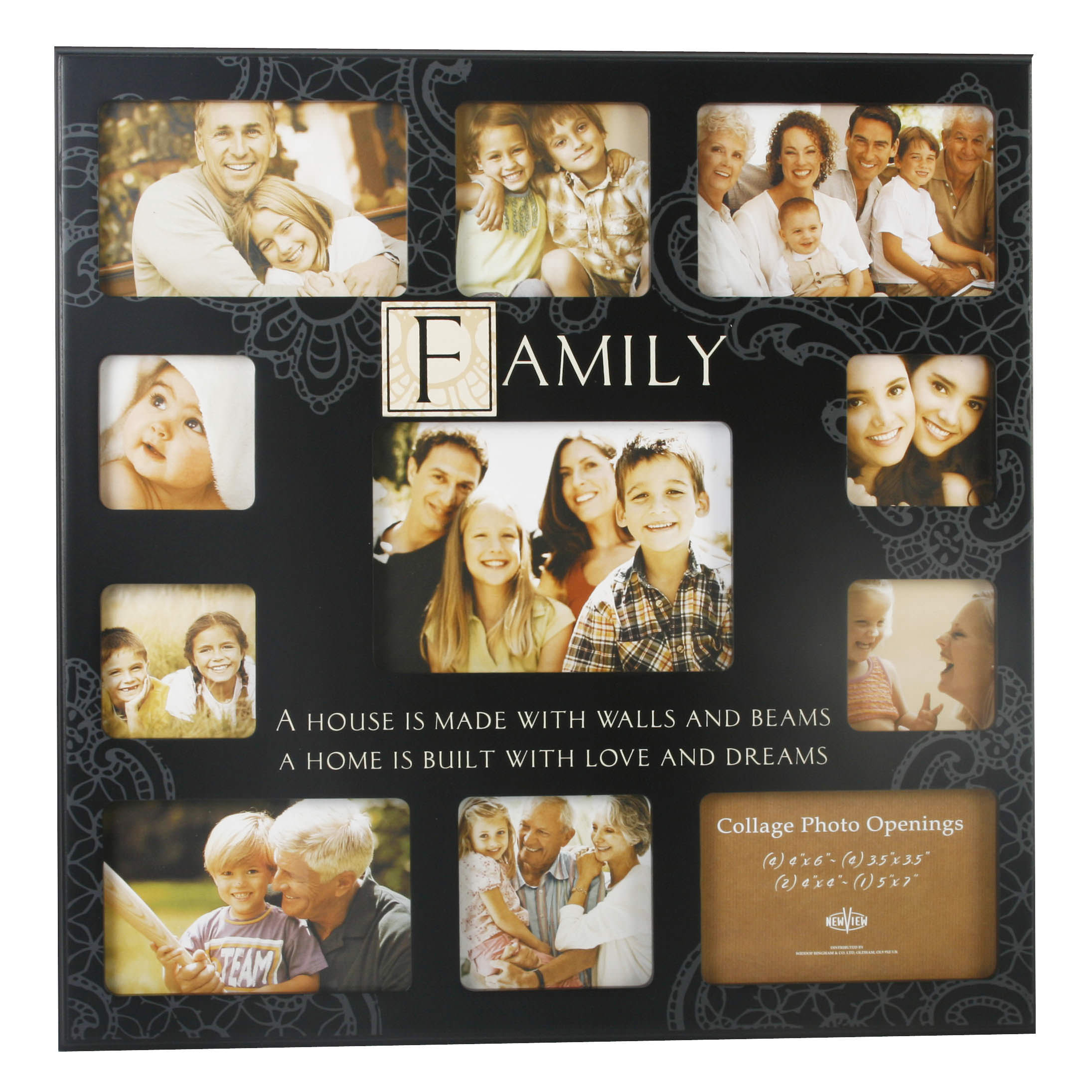Image of: Wall Photo Frame Collage Ideas