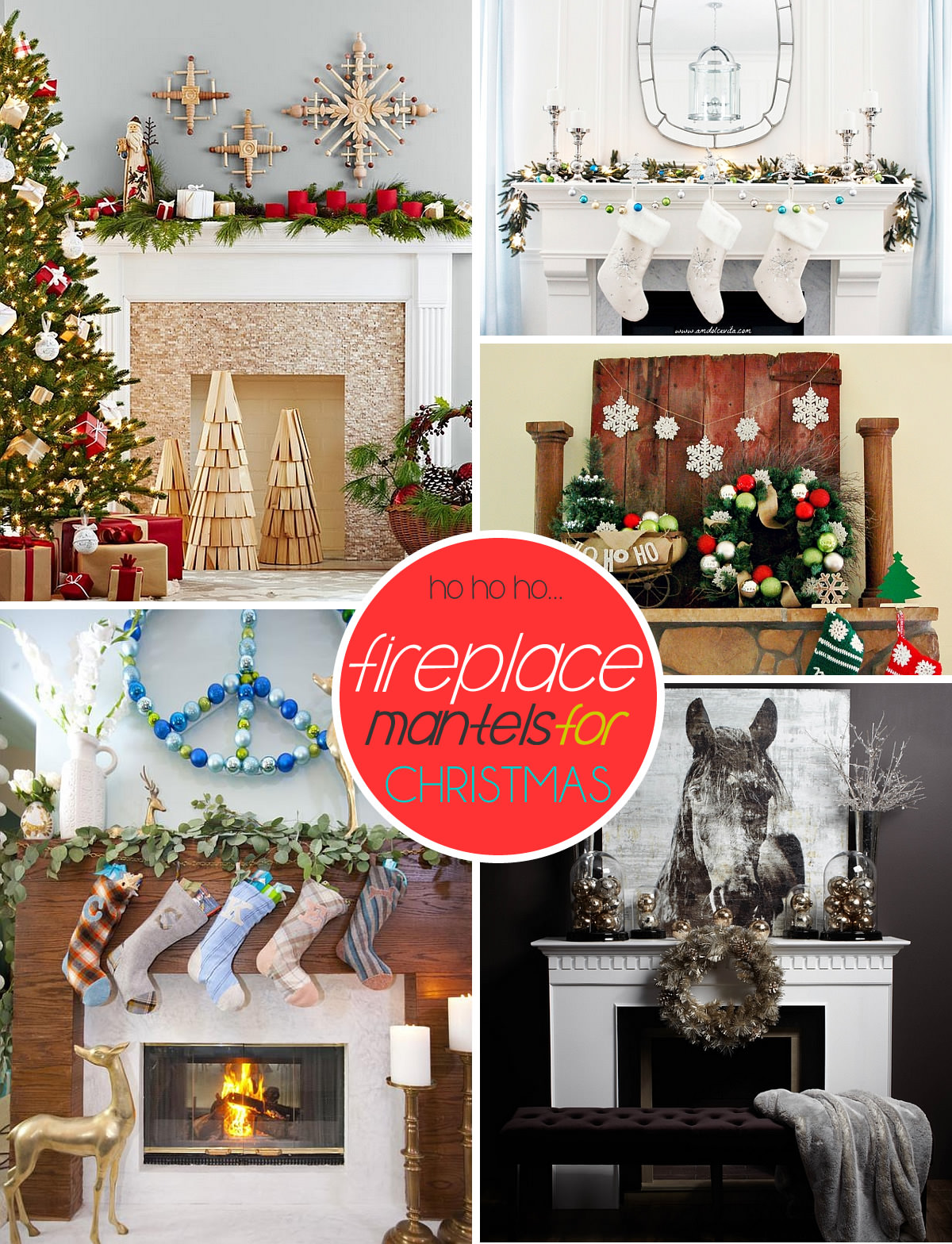 Image of: What to Put on a Fireplace Mantel
