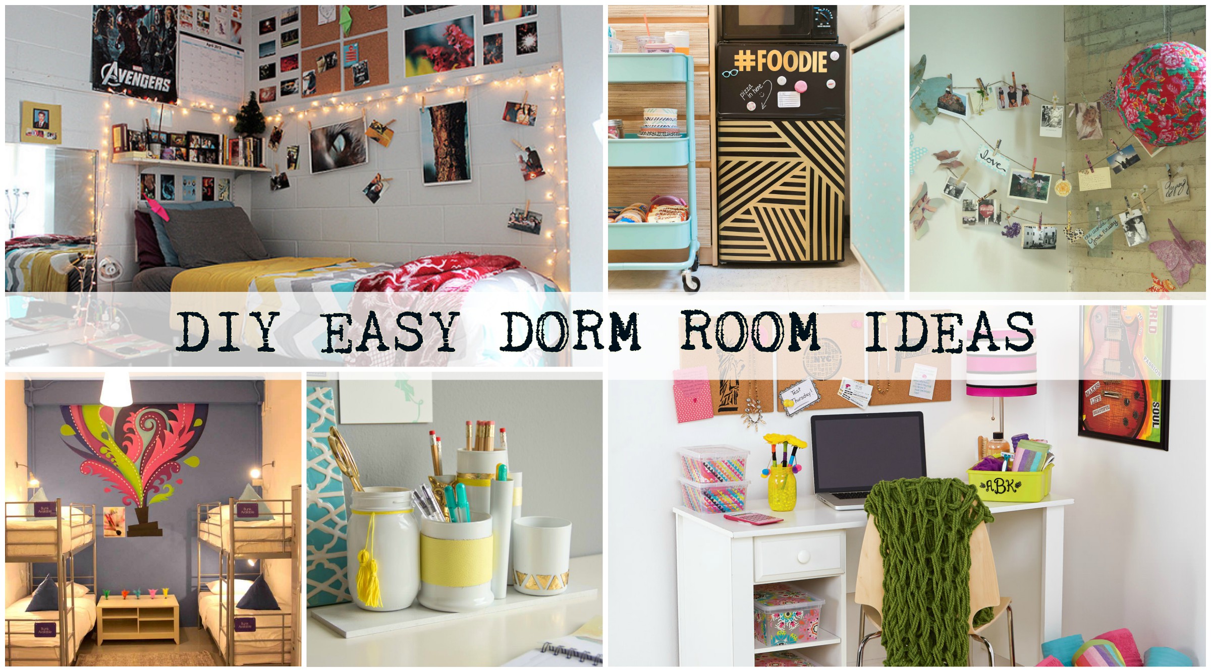 Image of: diy-easy-dorm-room-ideas