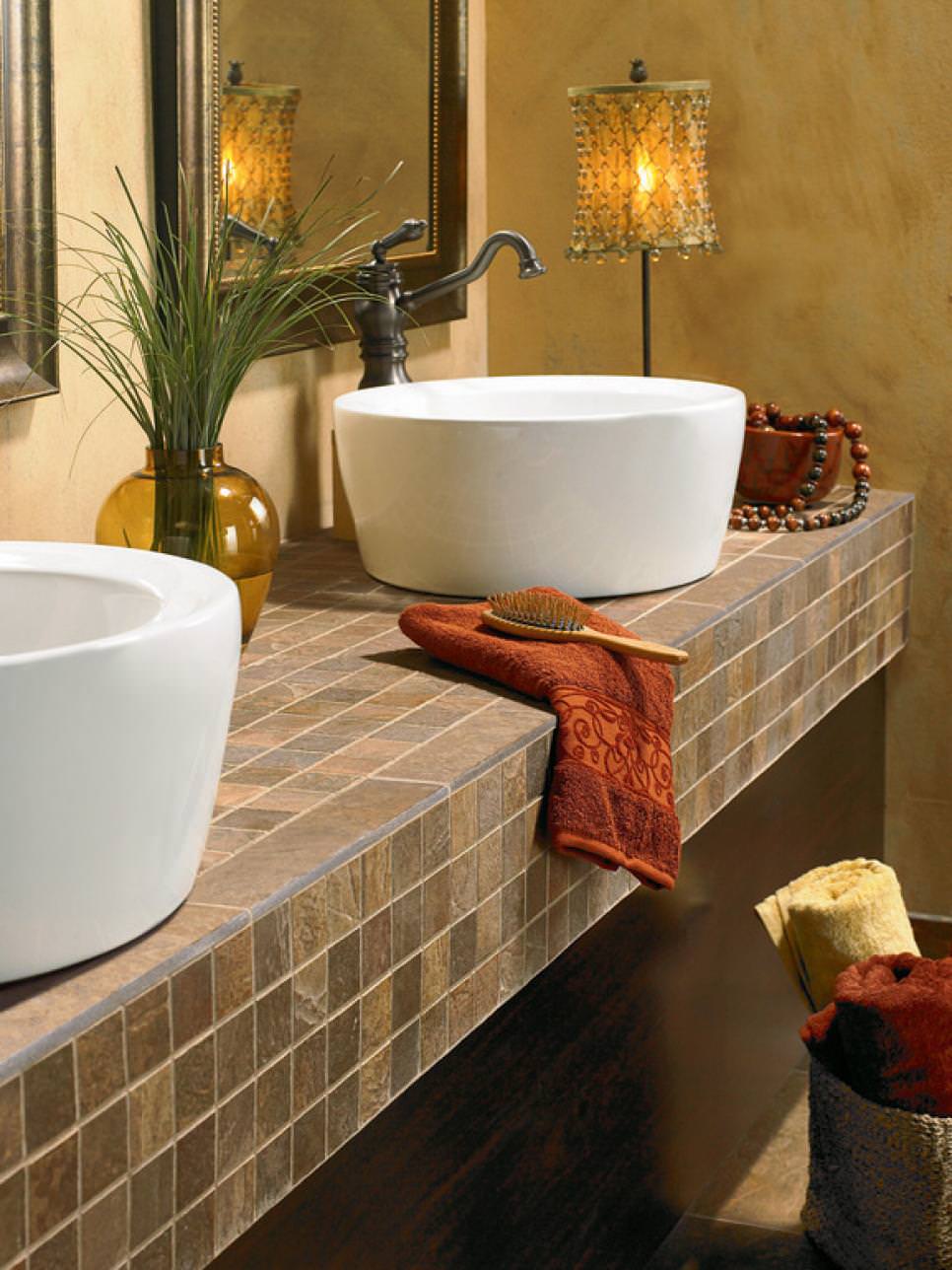 Image of: Bathroom Tile Backsplash Ideas