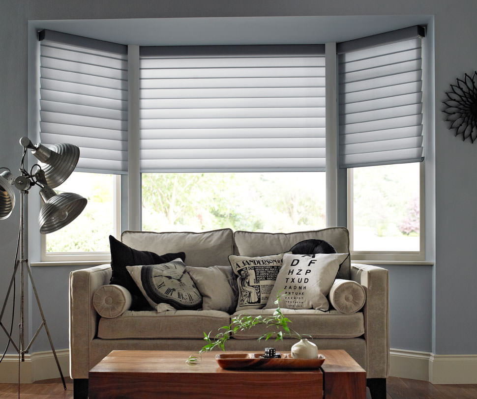 Image of: Bay Window Blinds Shades