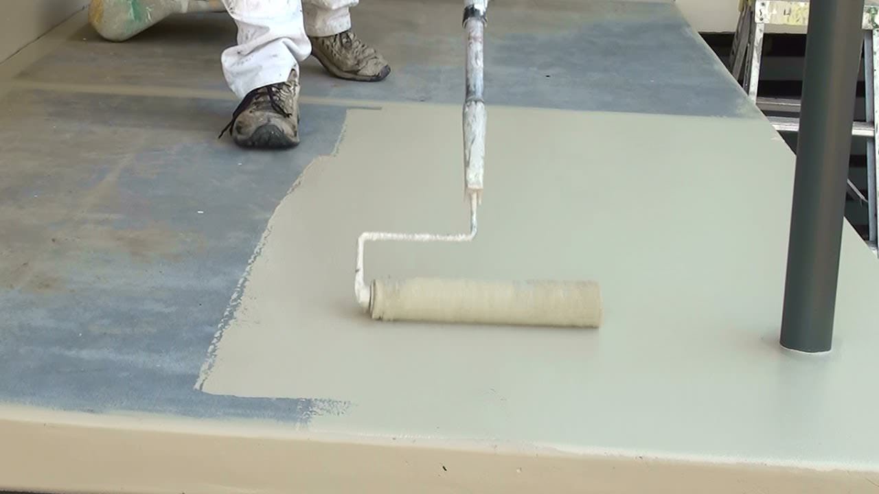 Image of: Cement Basement Flooring