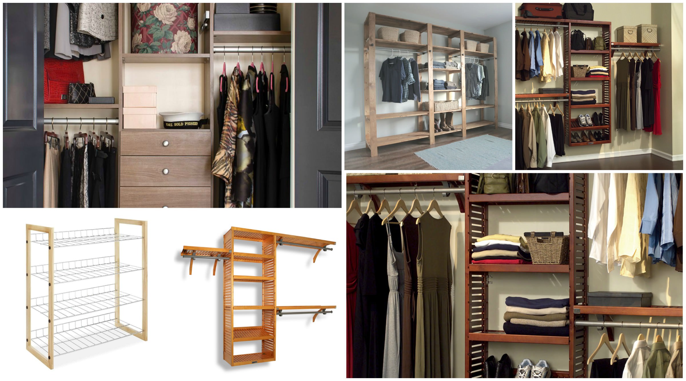 Image of: Closet Shelves