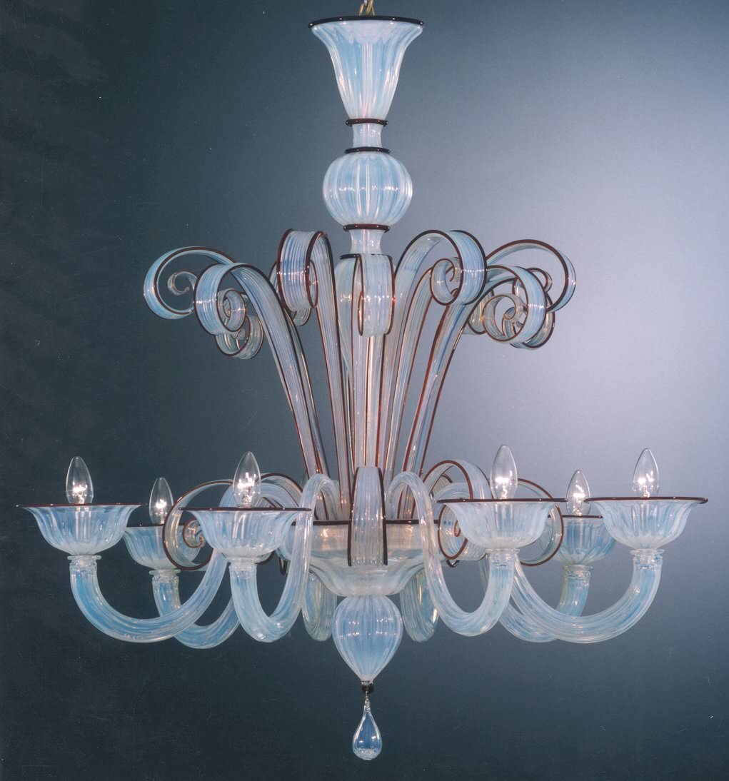 Image of: Italian Glass Chandelier
