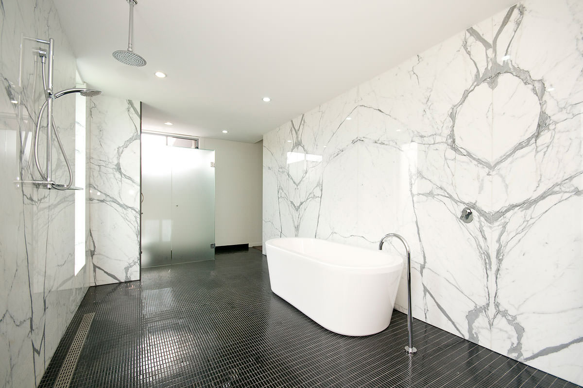 Image of: Marble Bathroom Designs
