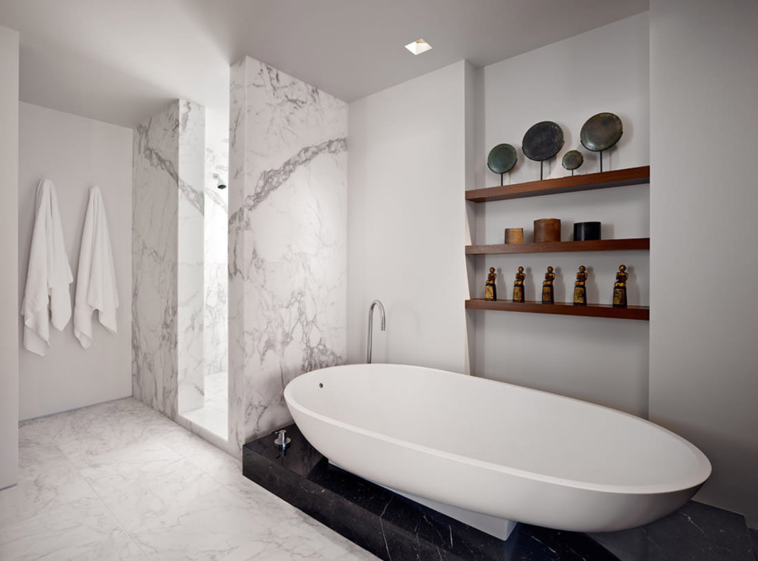 Image of: Marble Bathrooms Ideas