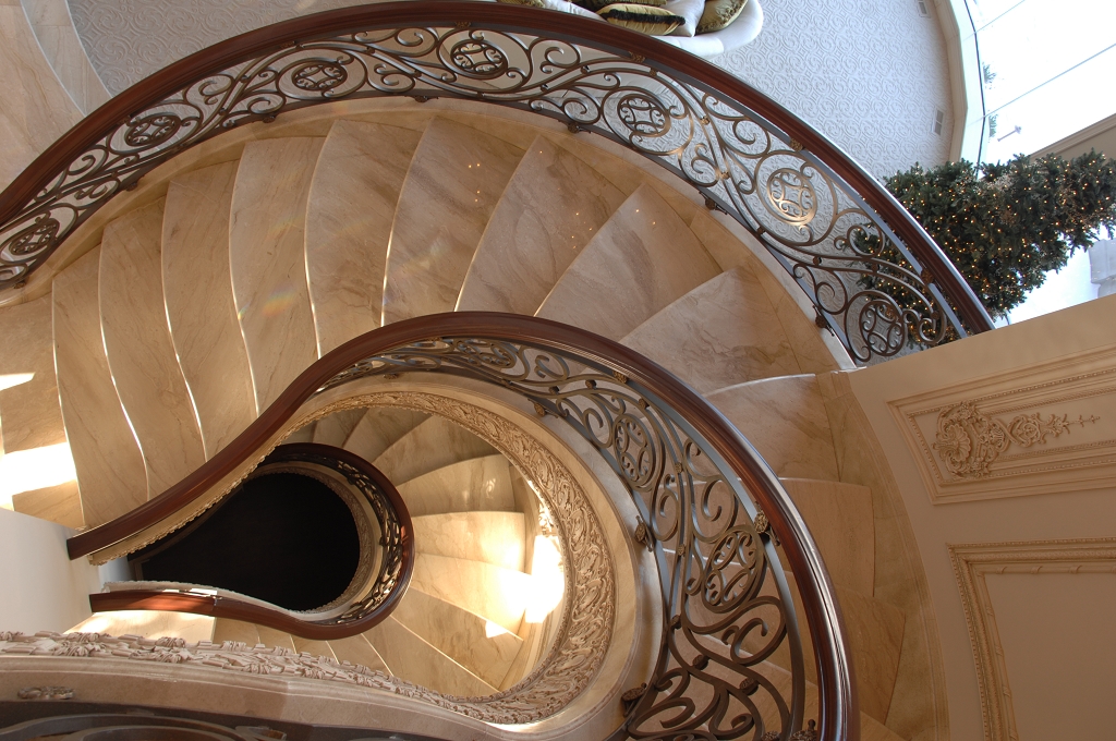 Image of: Marble-Staircase-Design