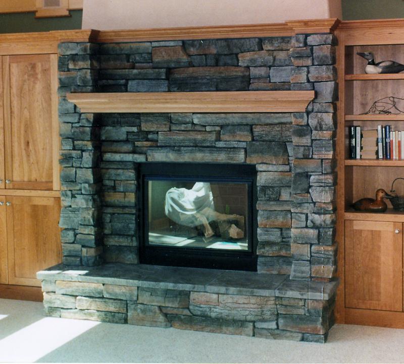 Image of: Natural-Stone-Fireplace-Sealer