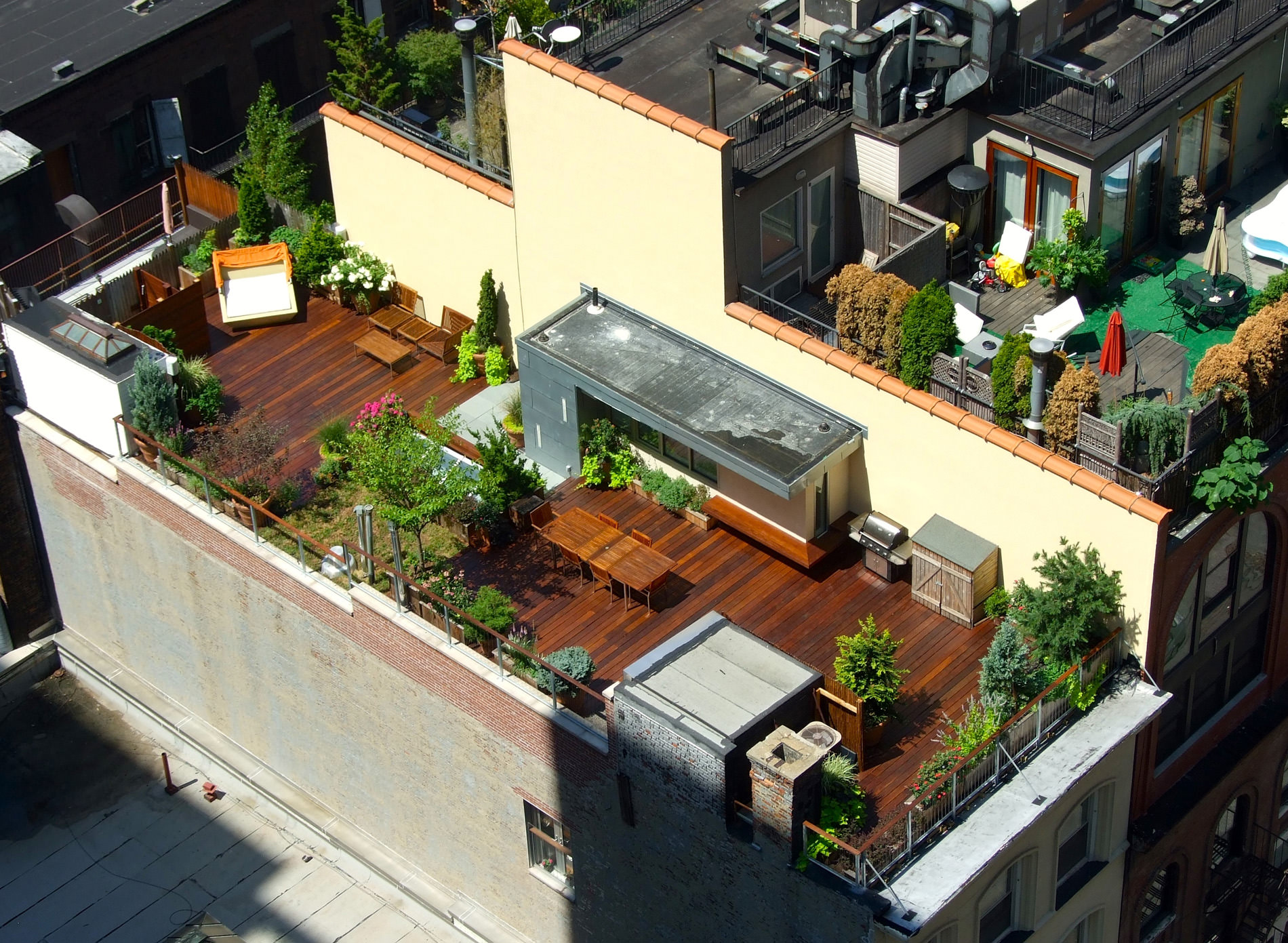 Image of: Outdoor Roof Deck