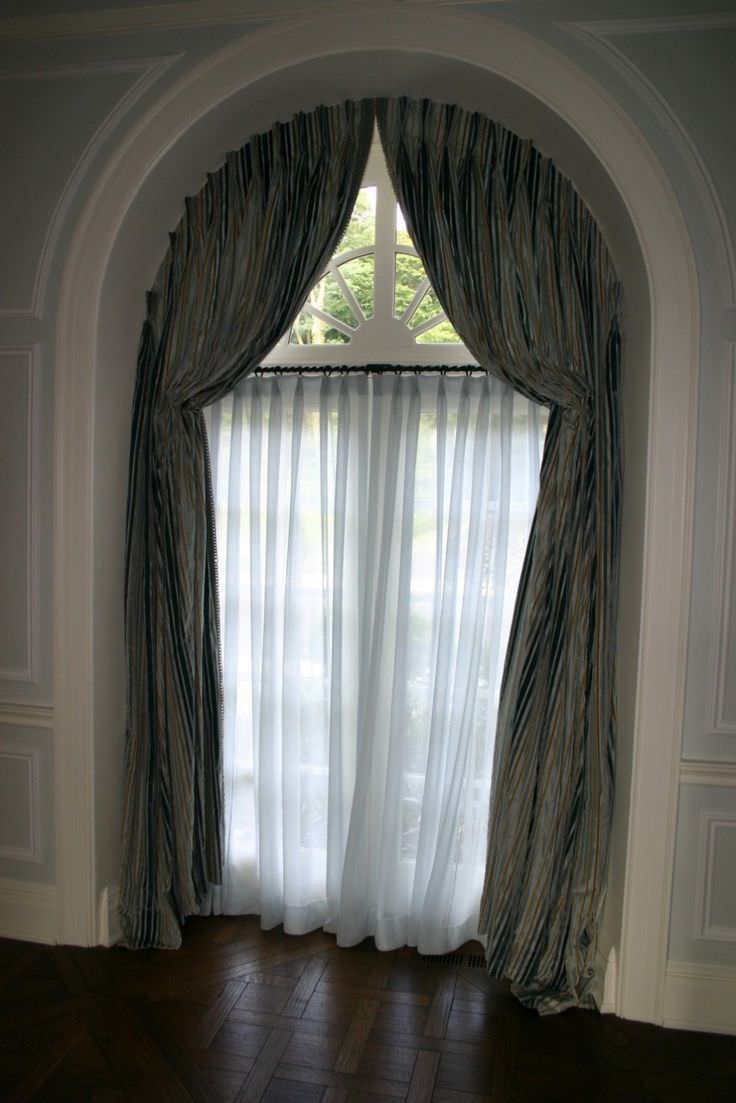 Image of: Palladian Window Shades