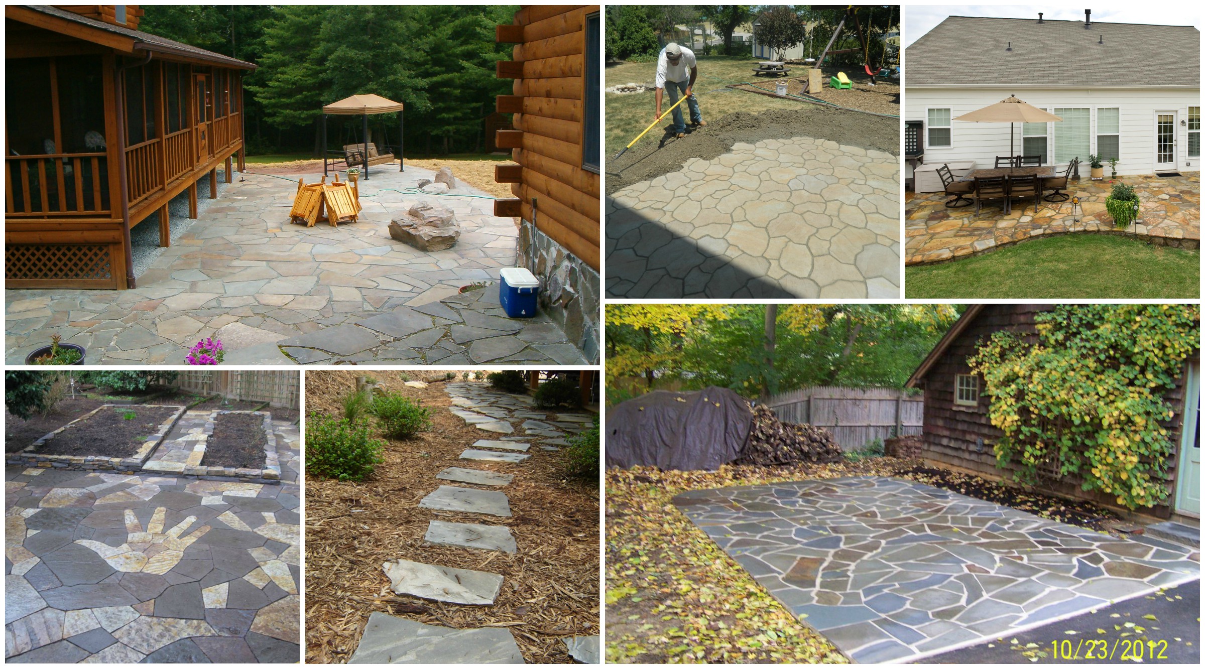 Image of: Patio-With-Flagstone