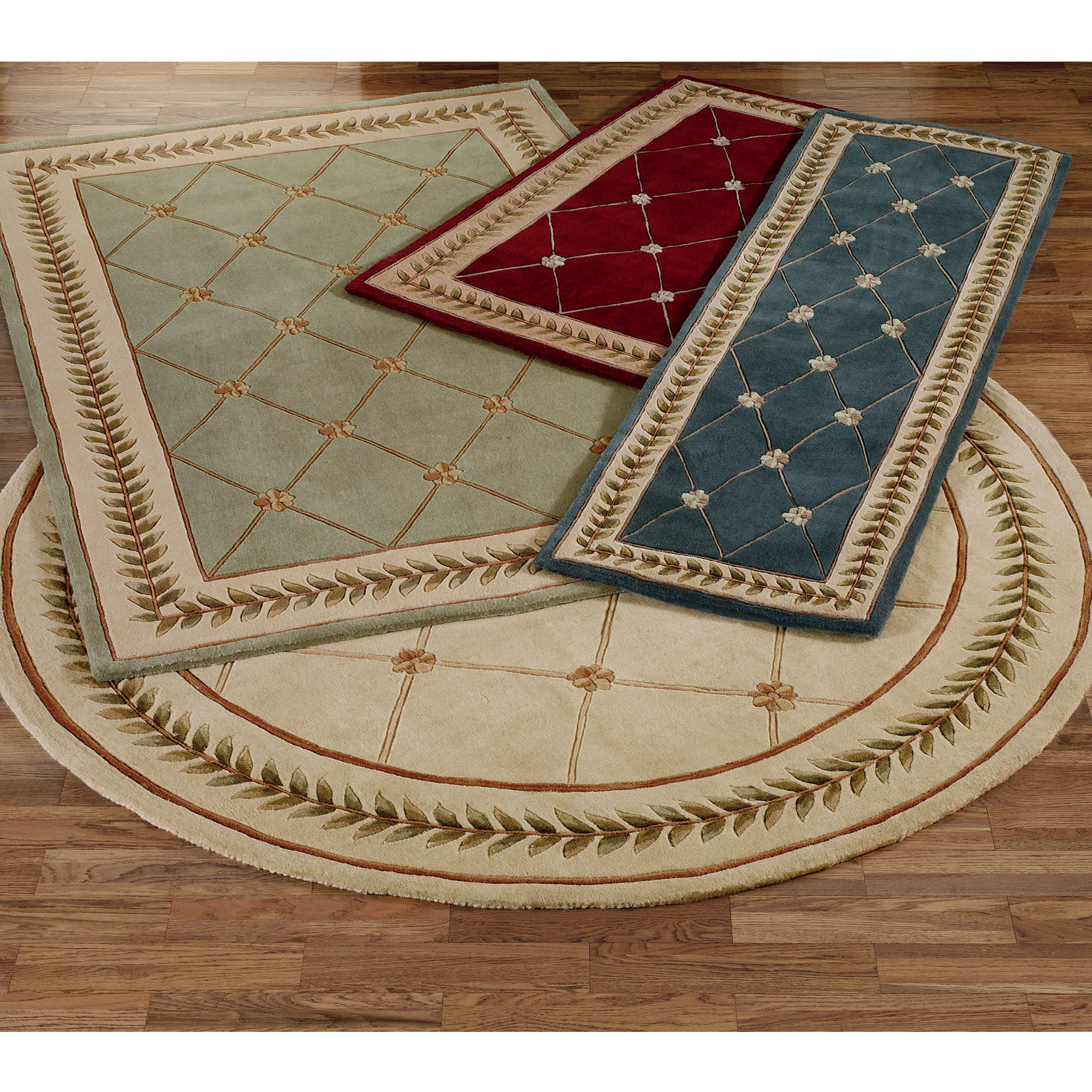 Image of: Round Entry Rugs