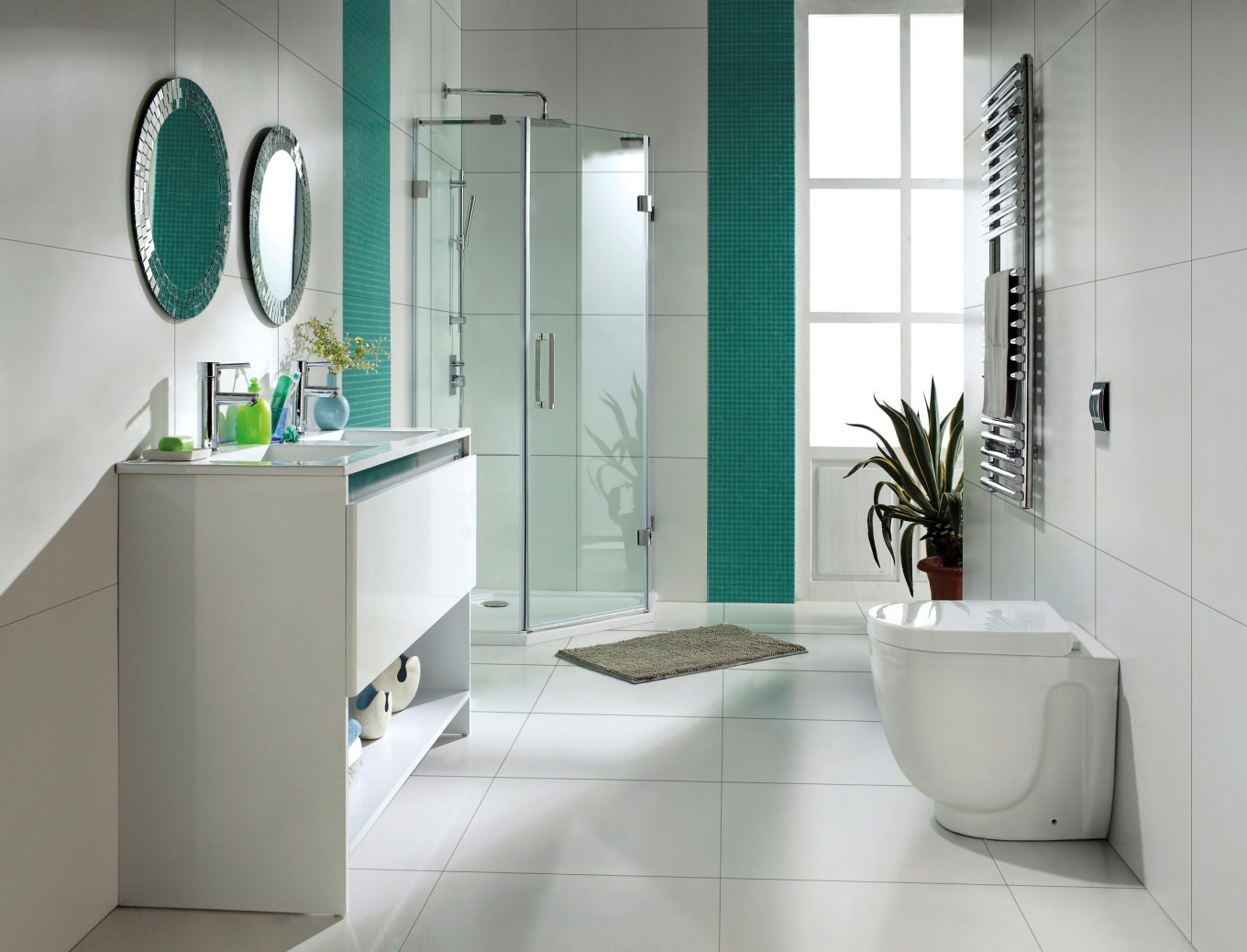 Image of: Tiled Bathroom Ideas Shower