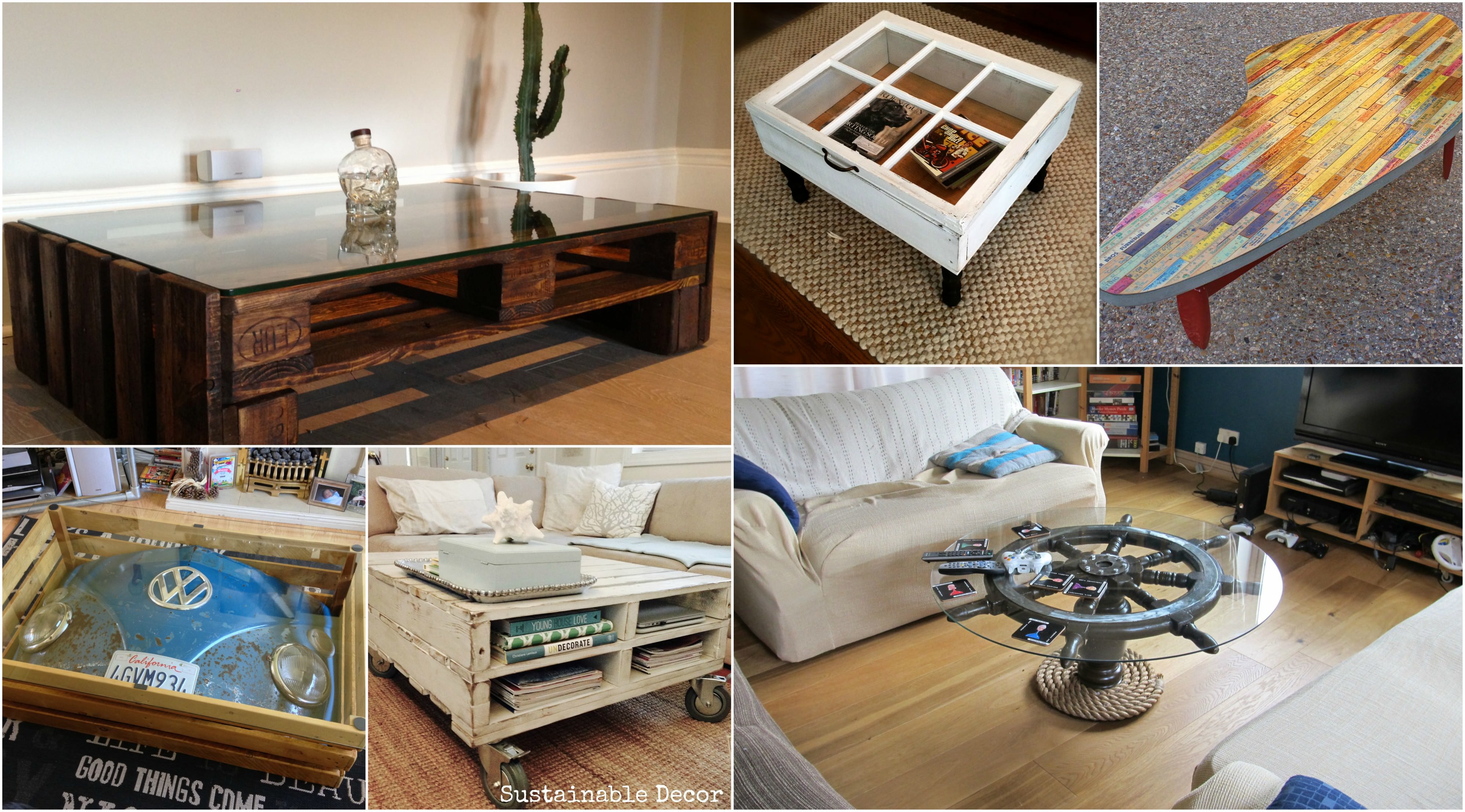 Image of: Coffee-Table-Upcycled