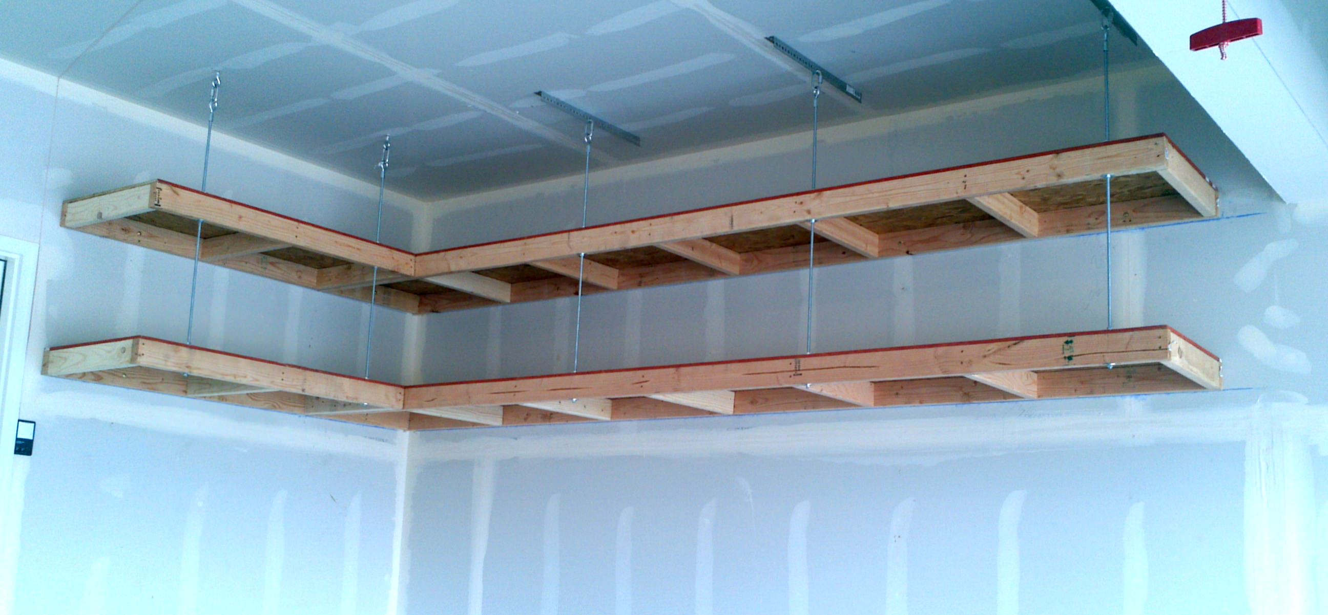 Image of: How to Build Hanging Shelves