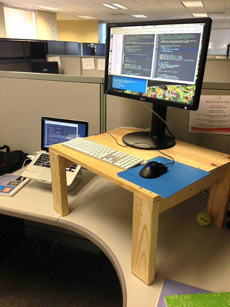 Image of: build-your-own-stand-up-desk