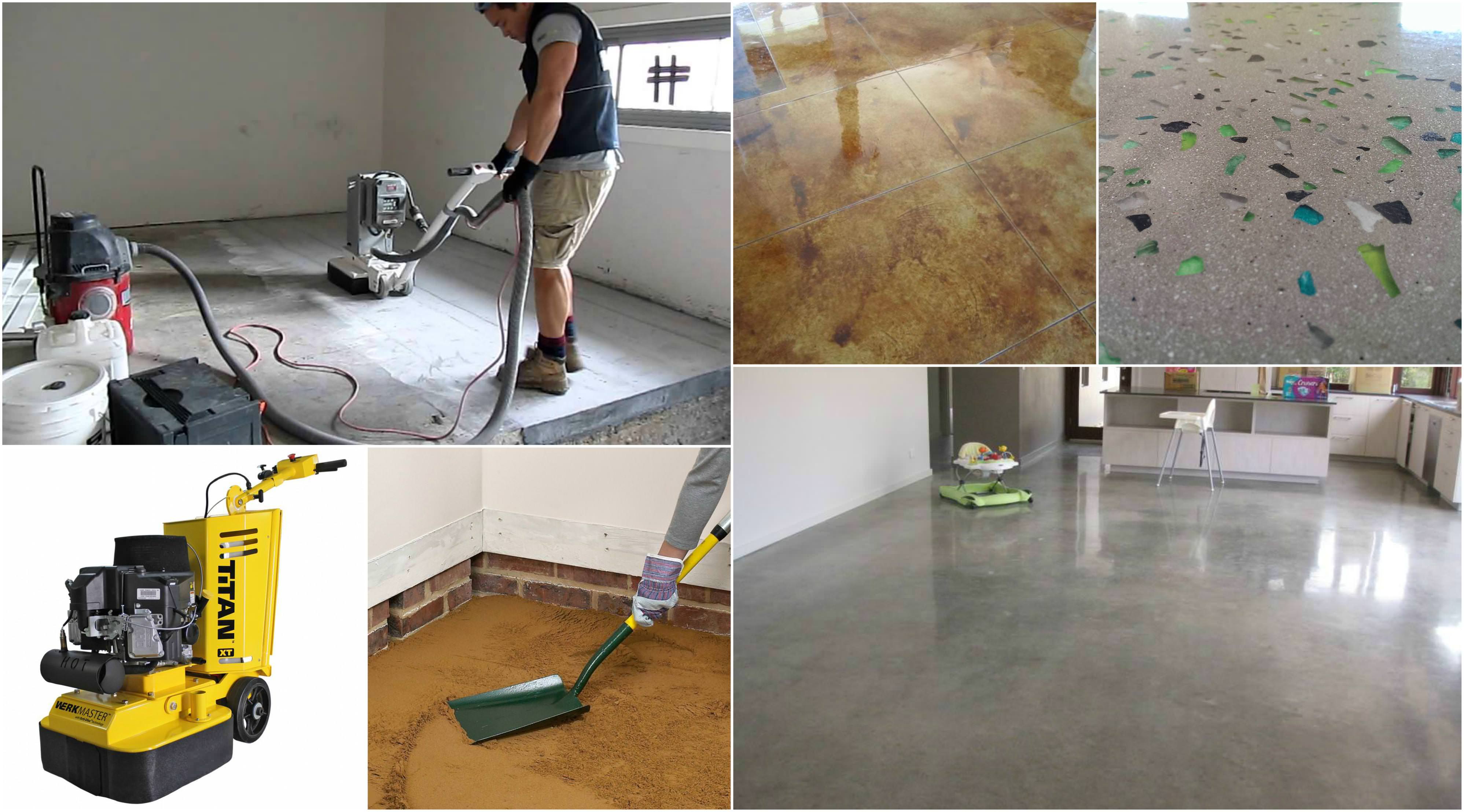 Image of: diy-polished-concrete-floor
