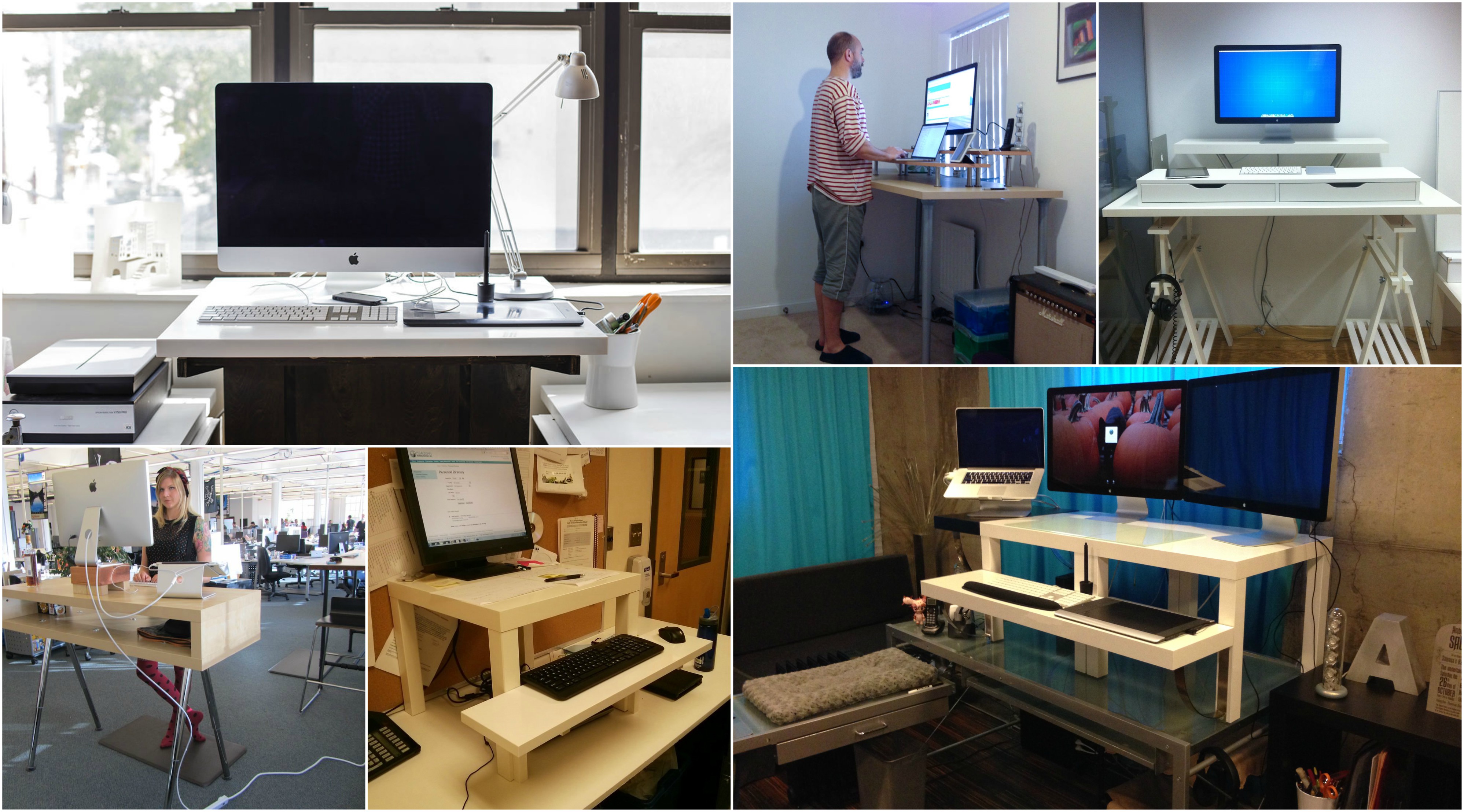 Image of: standing-desk-from-ikea