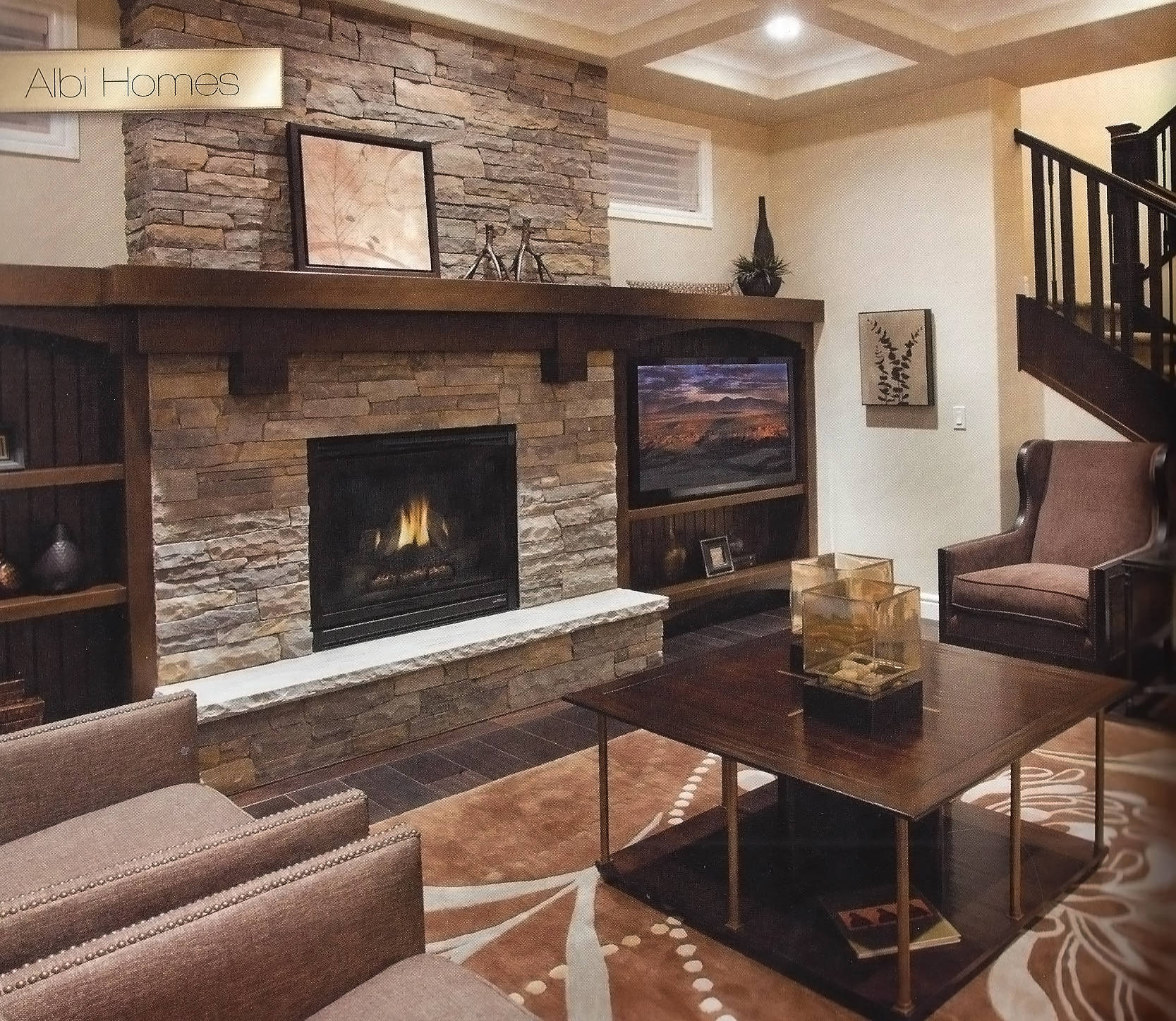 Image of: stone-fireplace-pictures