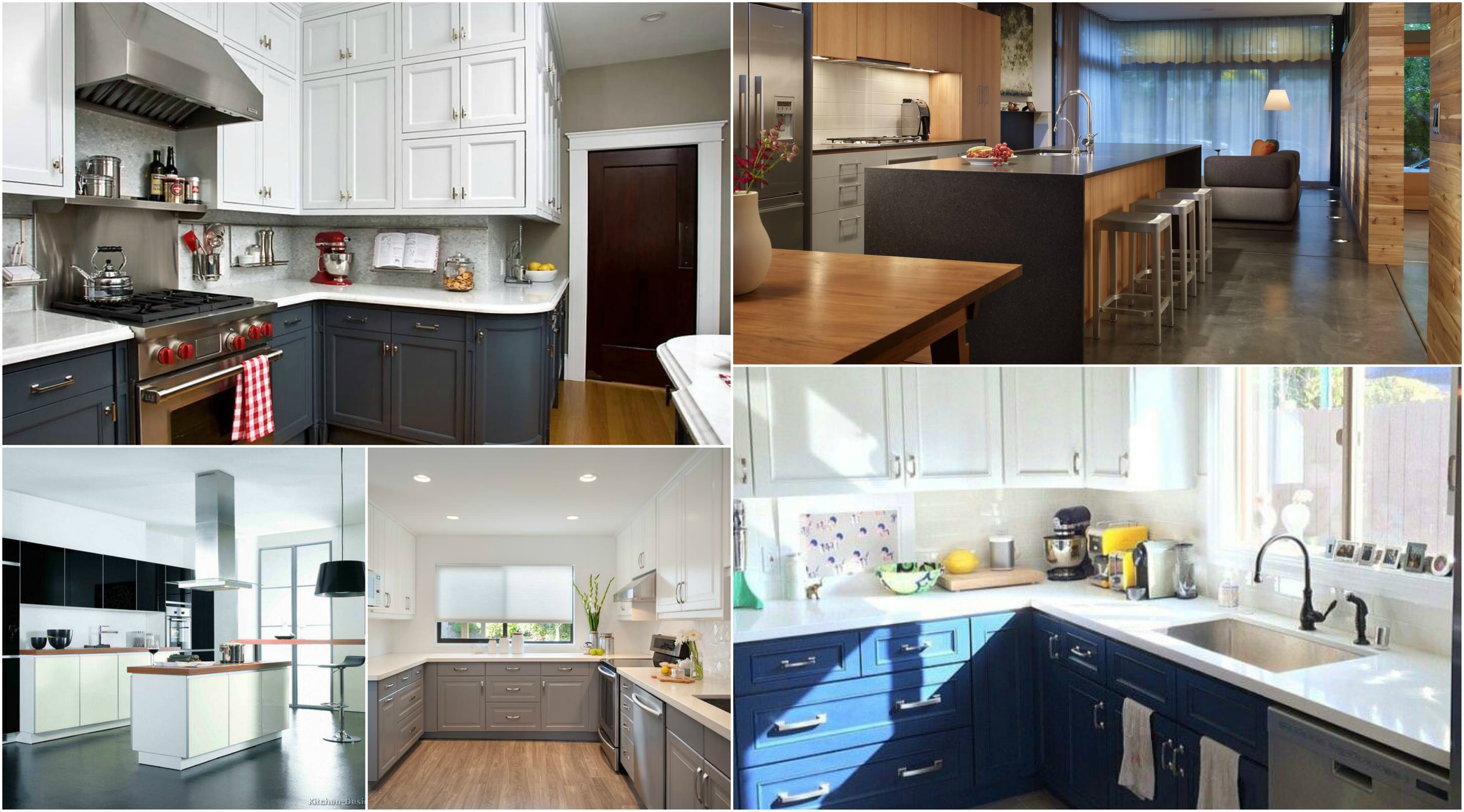Image of: two-tone-kitchens