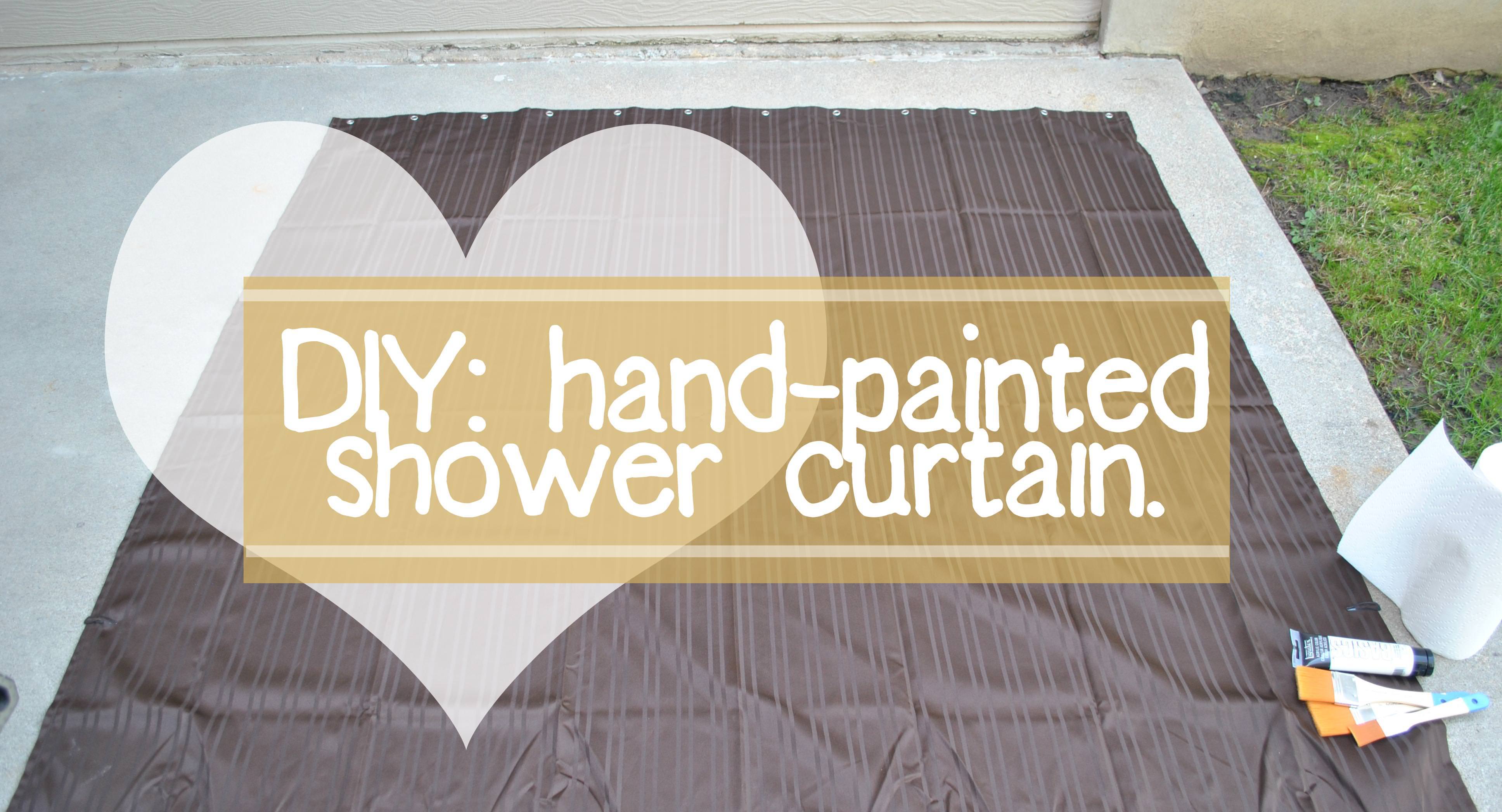 diy-painted-shower-curtain